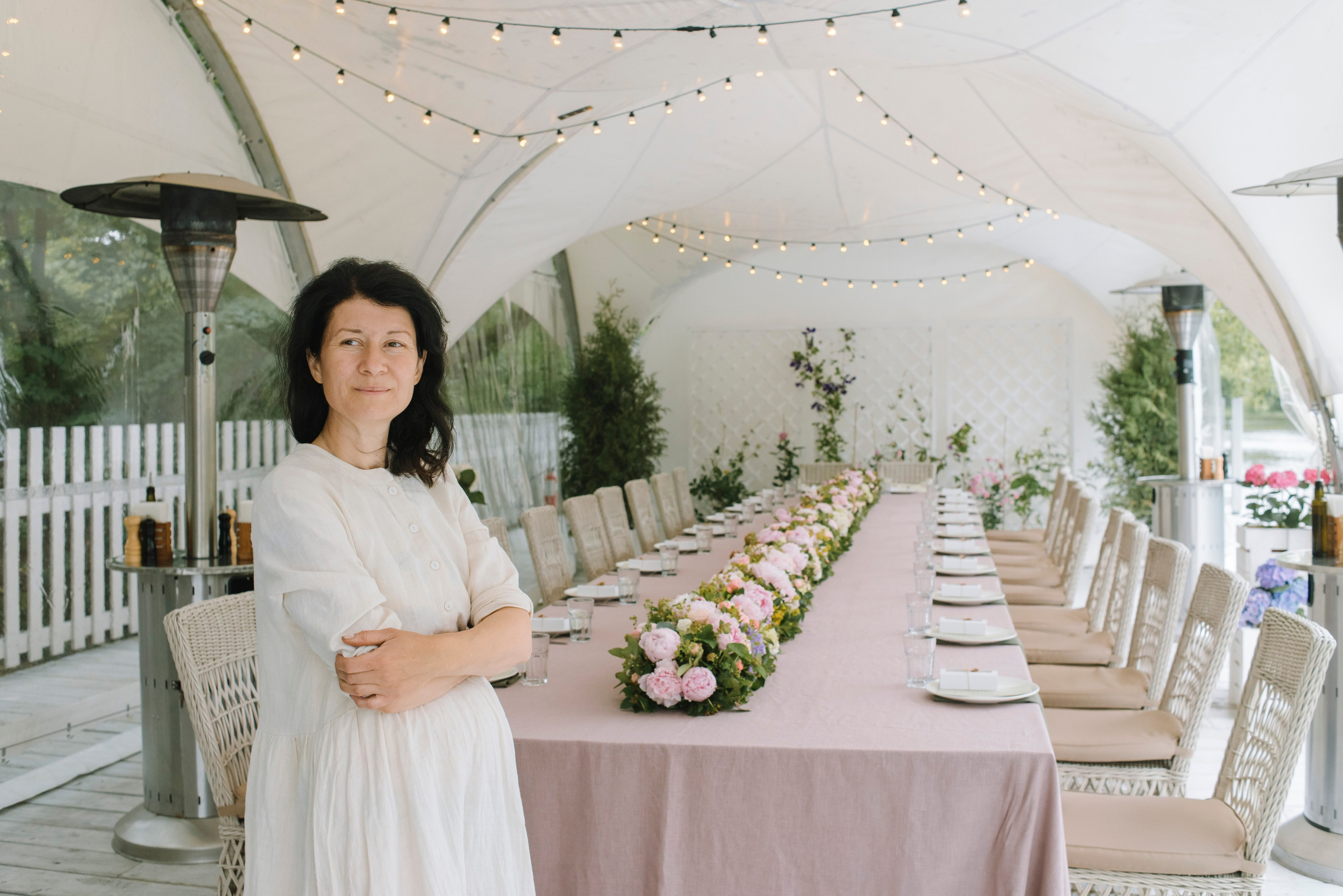 Ресторан Причал. Оформление свадеб, декор свадеб Вера Маркова, Москва