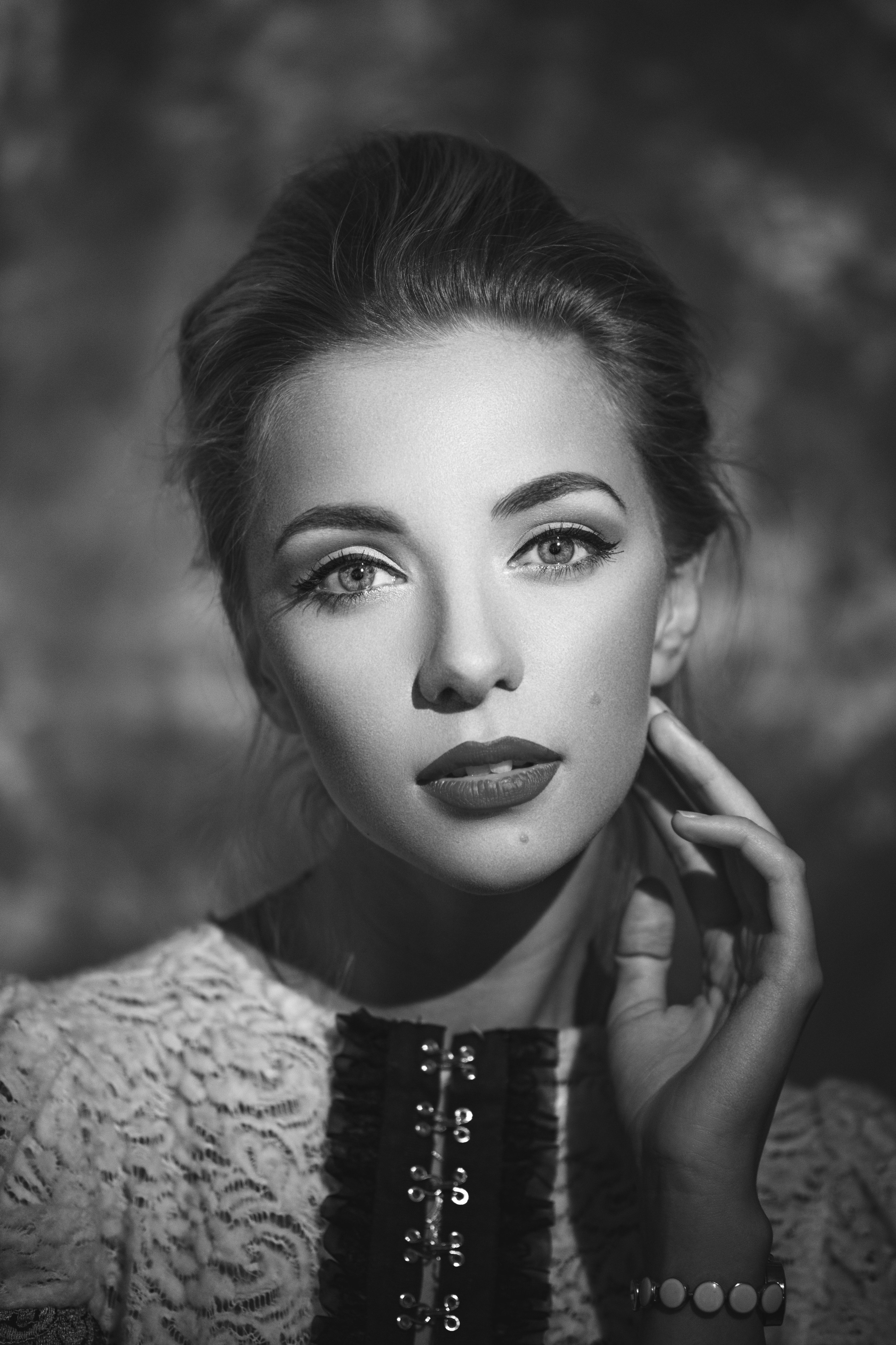 Художественное фото классического портрета. нежная  воздушная картинка