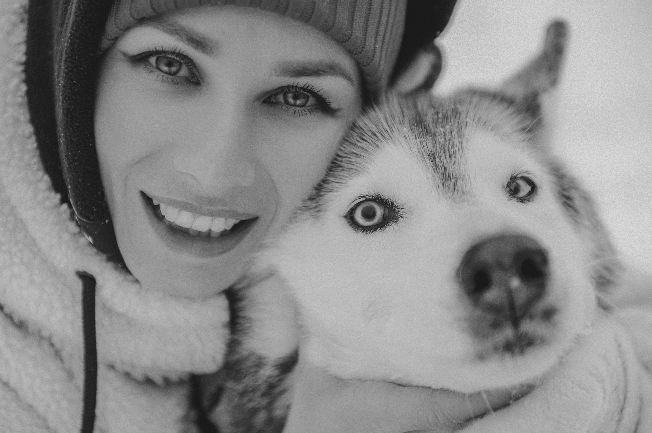 Люда и хаски Тегра (Королев, 2024). Анна Пушина, фотограф, Москва, Королев, Пушкино