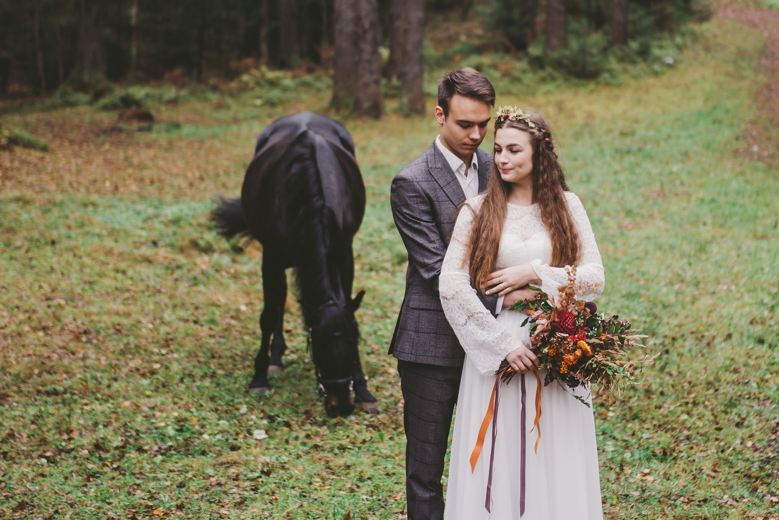 Лесная сказка с лошадками. Свадебный и семейный фотограф София Невская