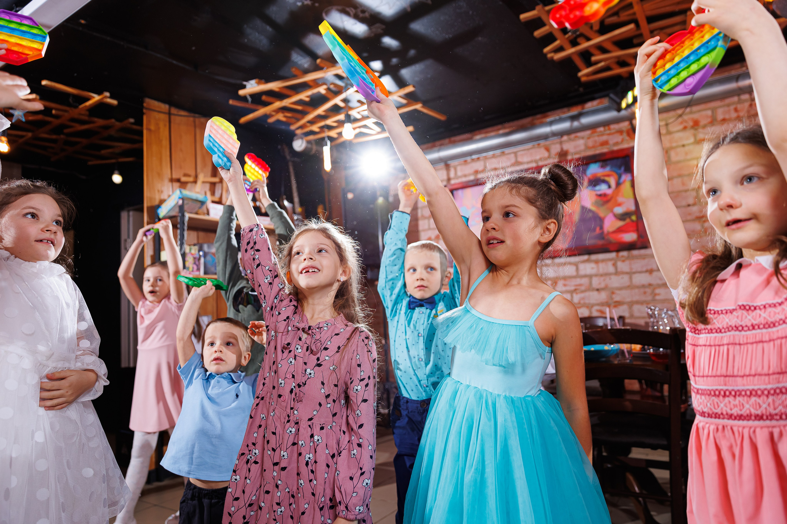 День рождения Насти «Pop-it». Семейный и детский фотограф Комина Елена, Власиха, Одинцово