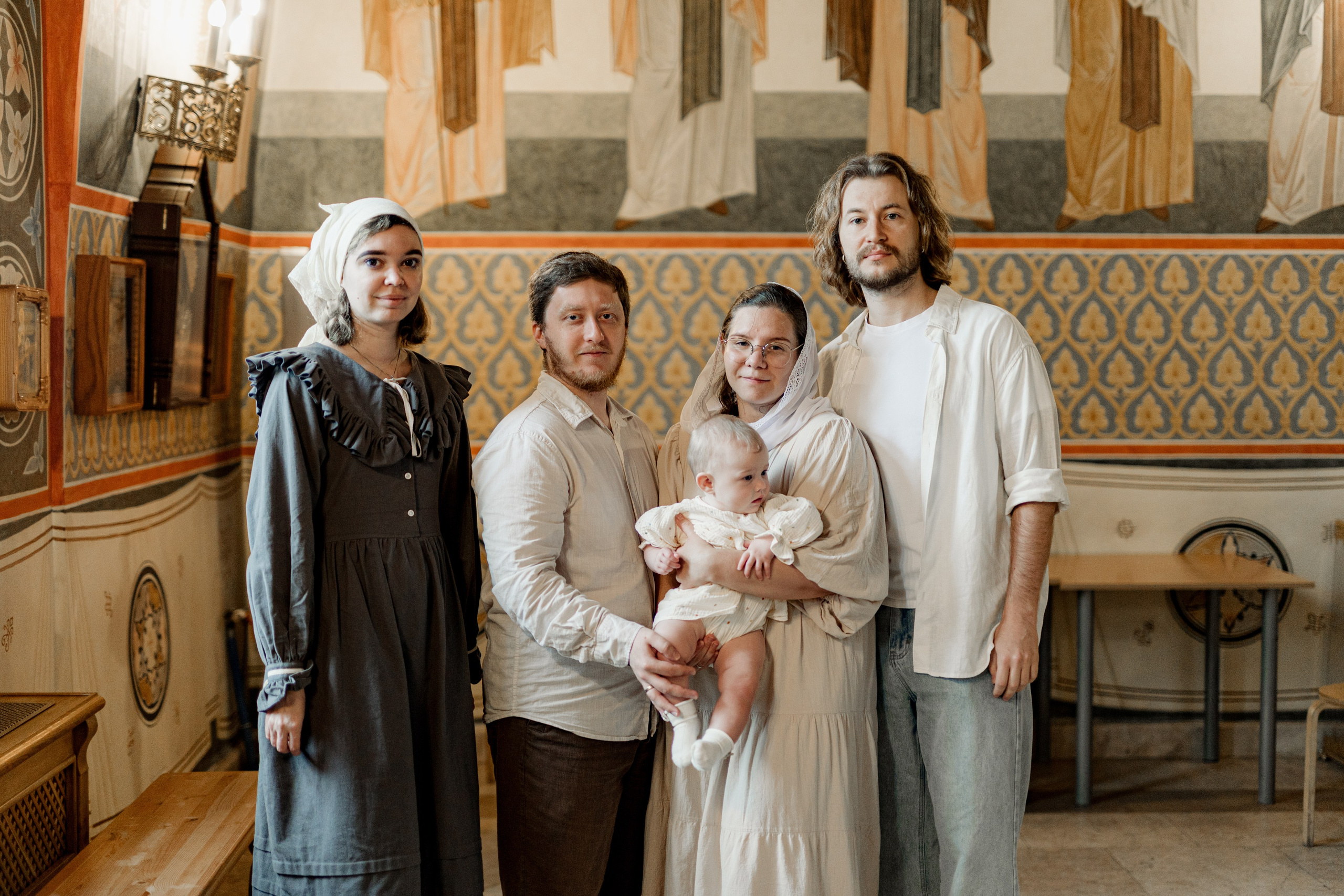 Таинство Крещения Веры. Фотограф новорождённых Newborn Москва