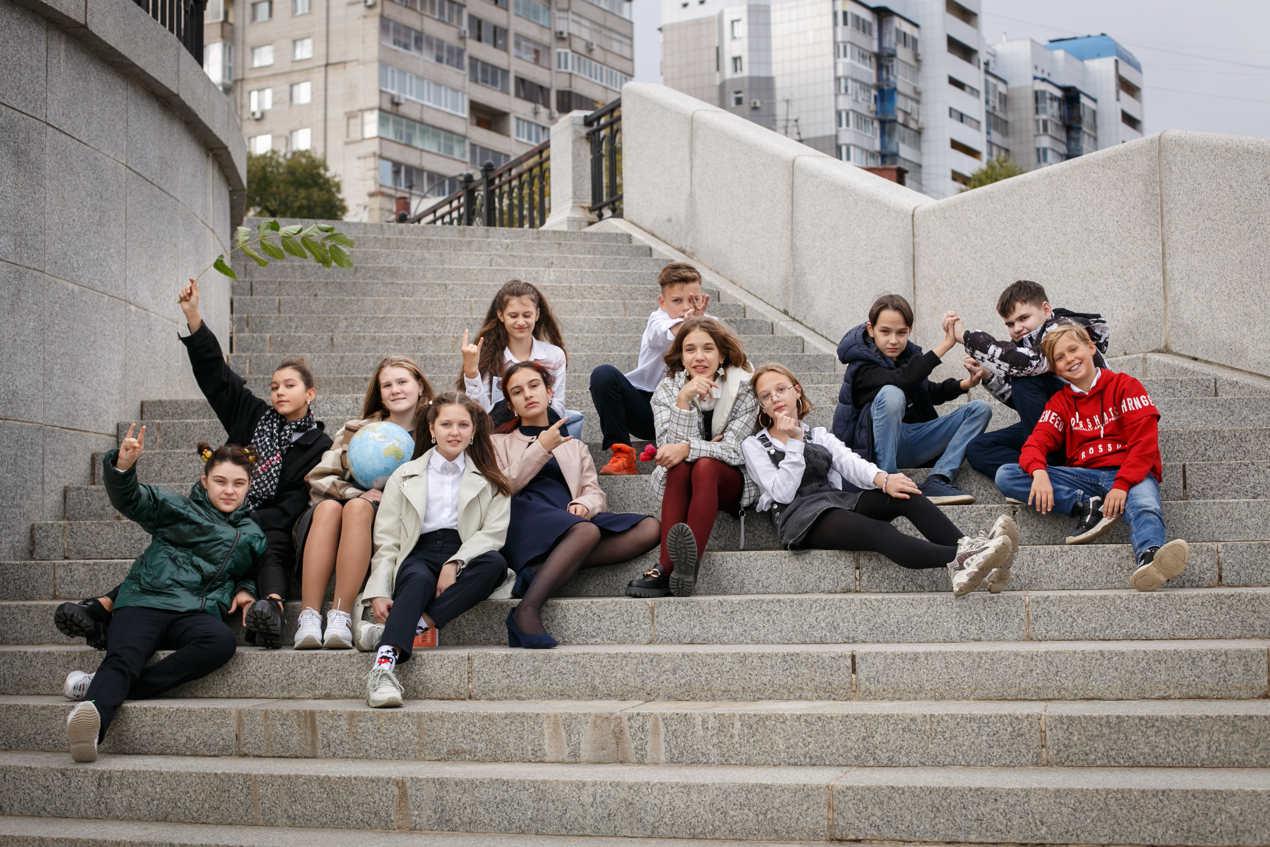 Школьное фото. Фотограф Евгения Лондкевич