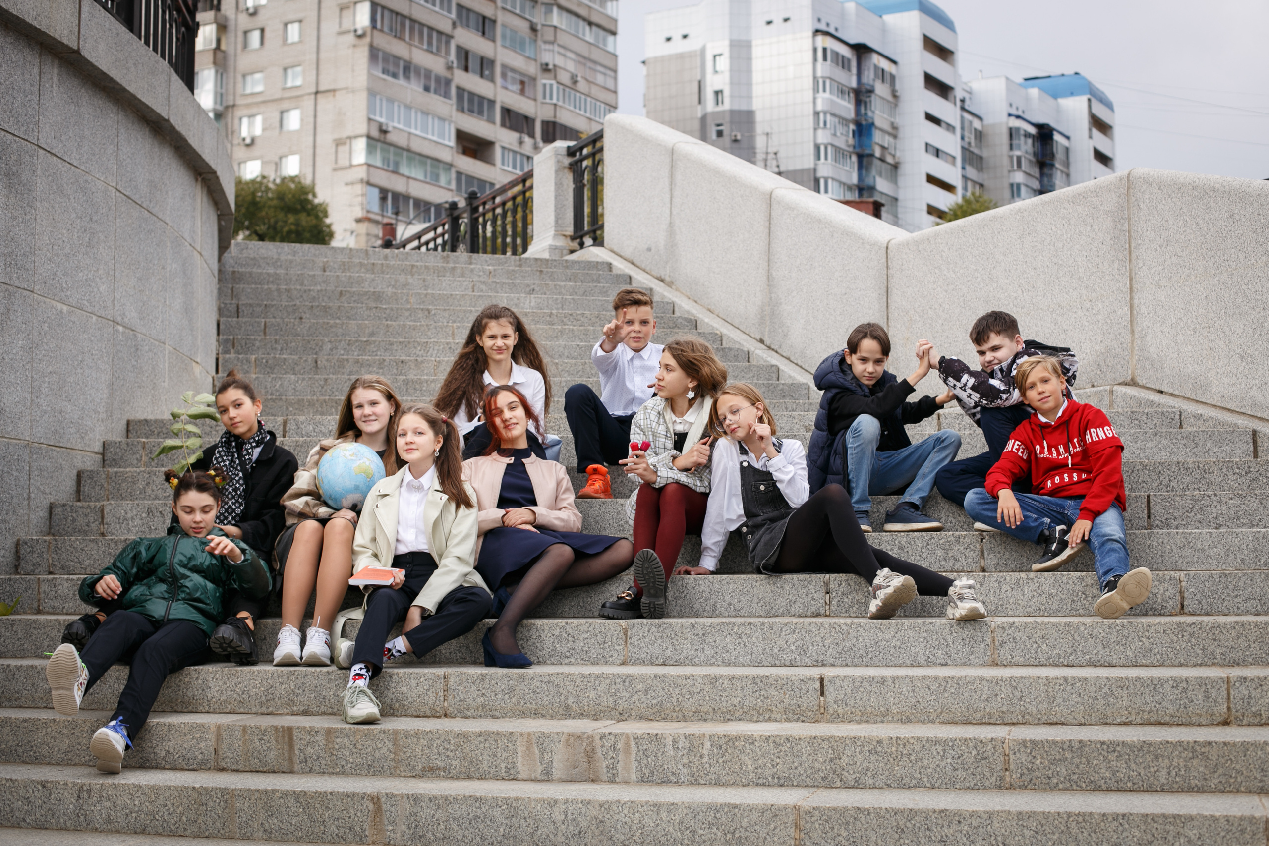 Школьное фото. Фотограф Евгения Лондкевич