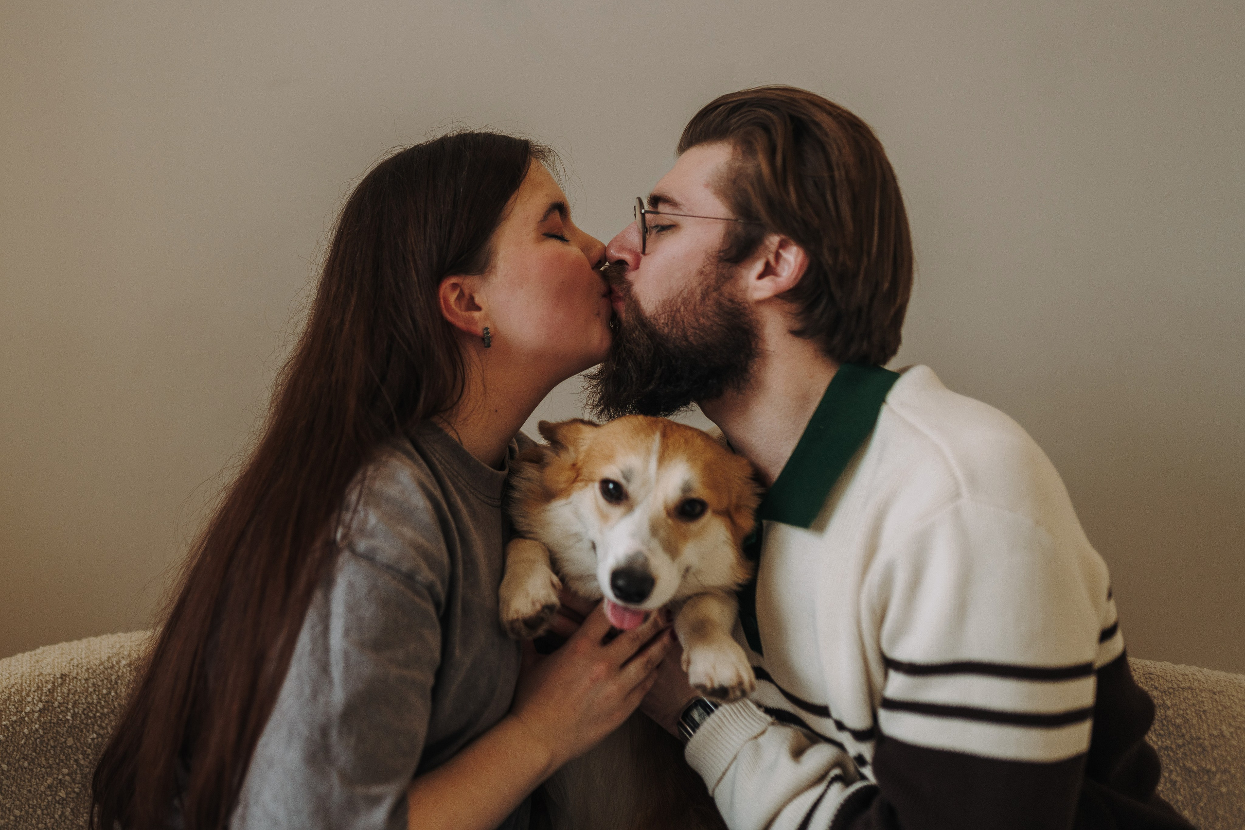 Александра и Бри. Фотограф анималист в Спб недорого Олеся Майорова