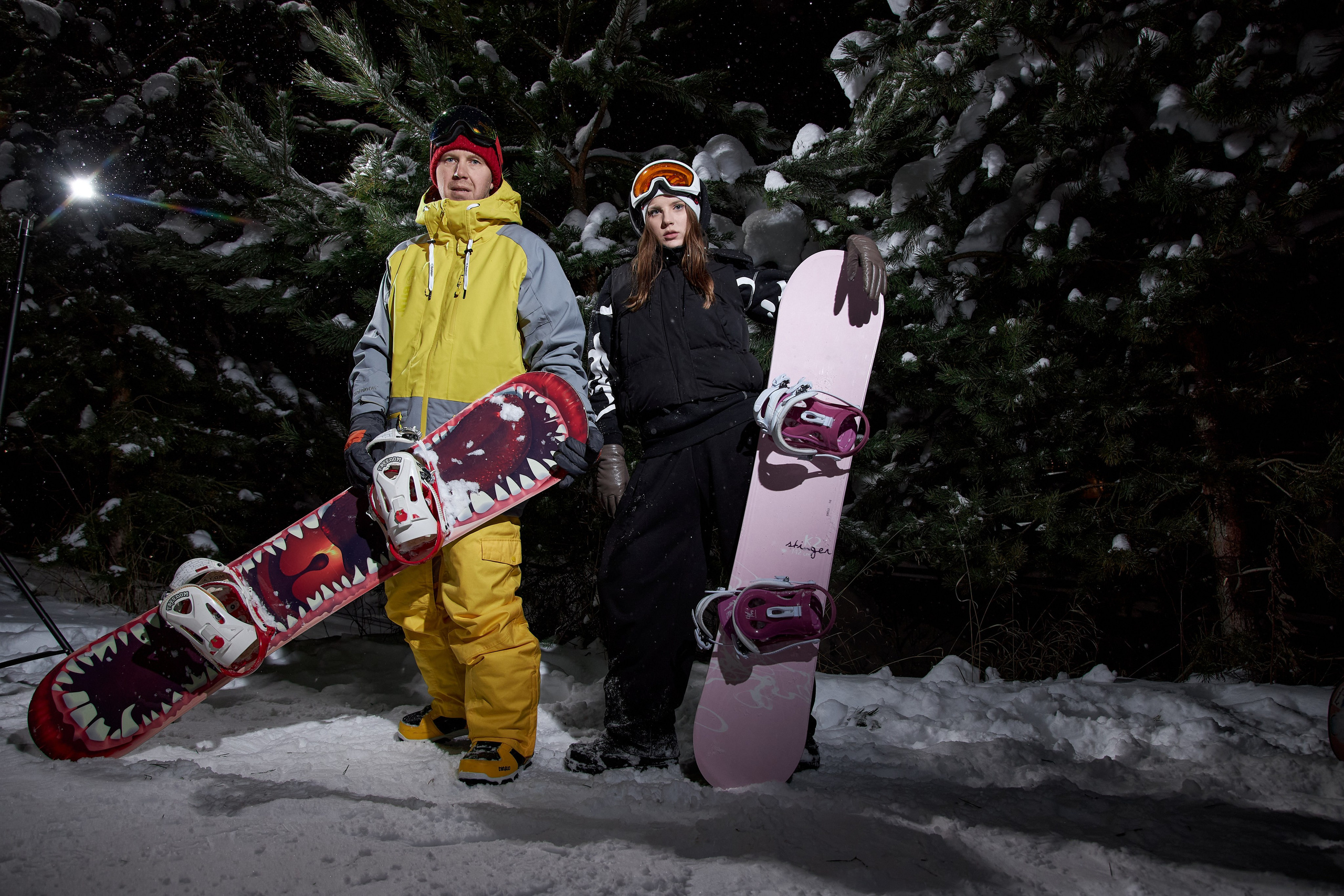 Сноубордисты. Фотограф Алексей Яковлев