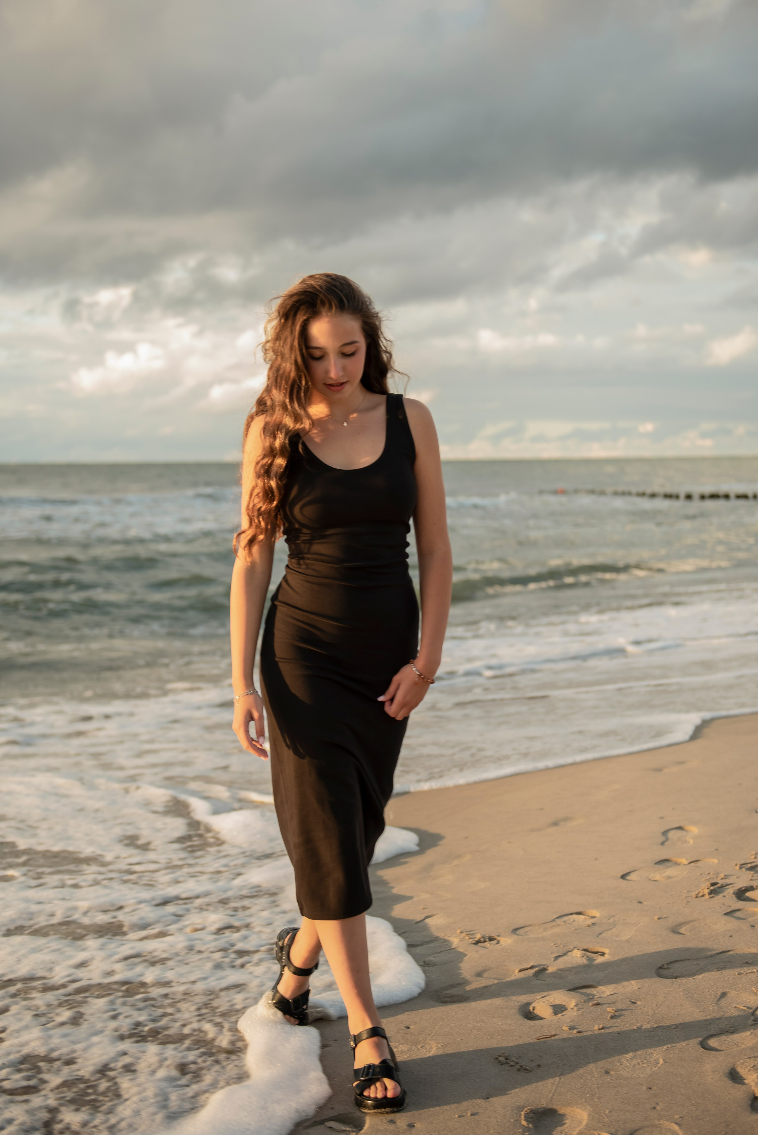 Семейная съёмка на берегу моря. Фотограф Зеленоградск