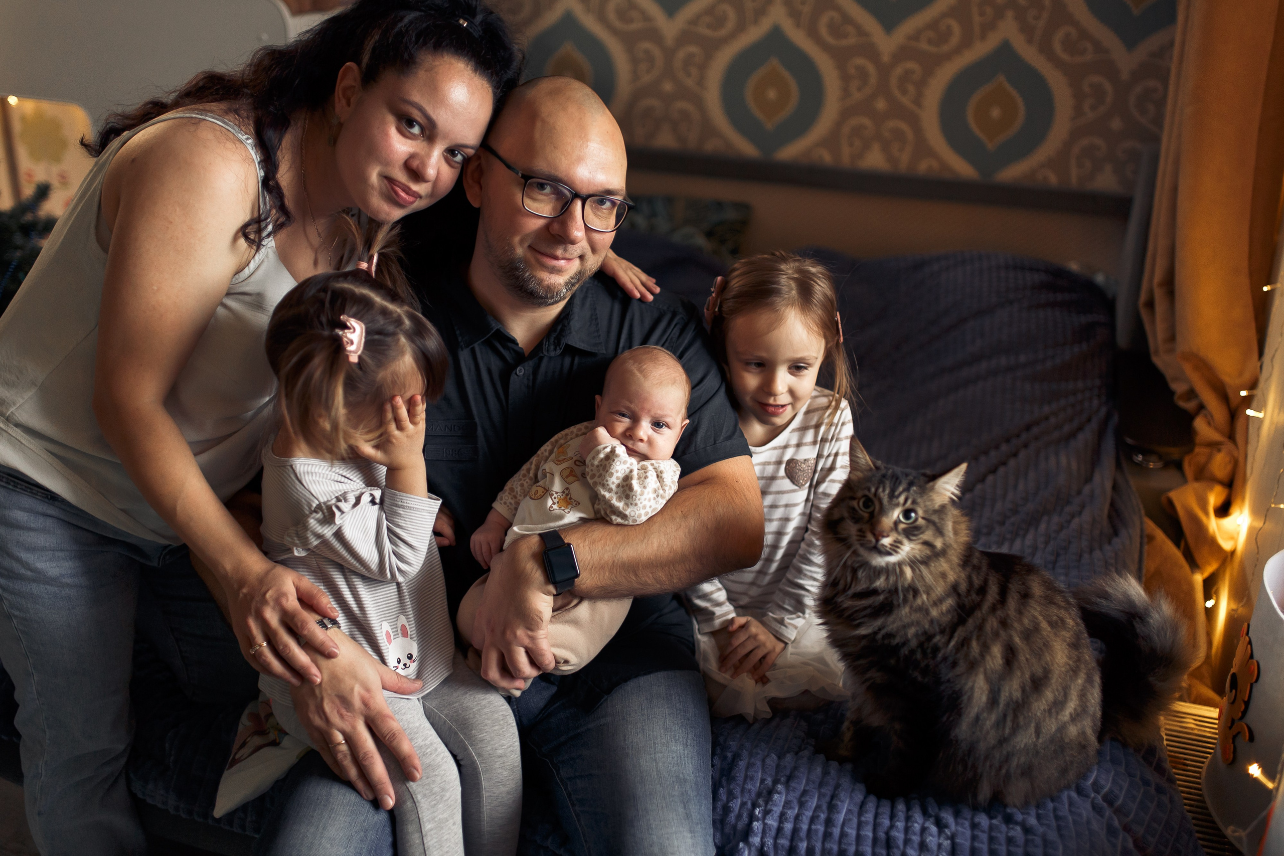 Николай, Валентина, Марьяна, Вероника и Лев. Елена Семейный фотограф Санкт-Петербург