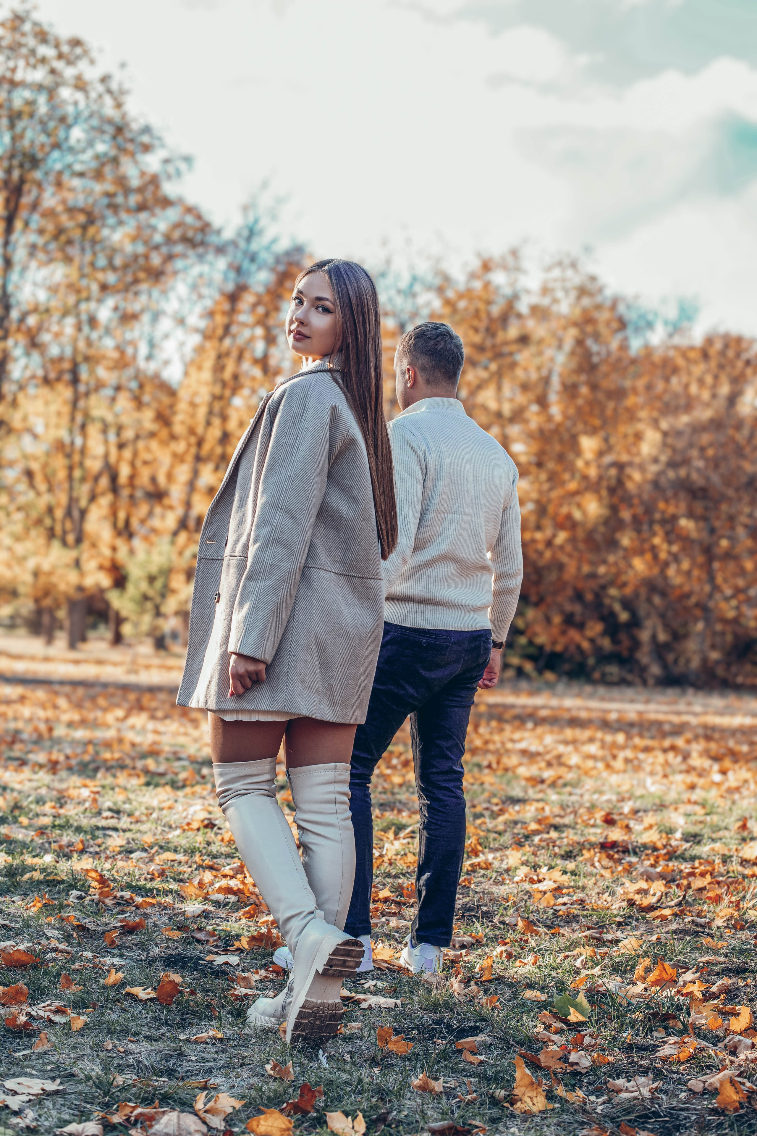 Осенняя прогулка в парке Егора и Ангелины. Мария Авджян Фотограф и видеограф Краснодар