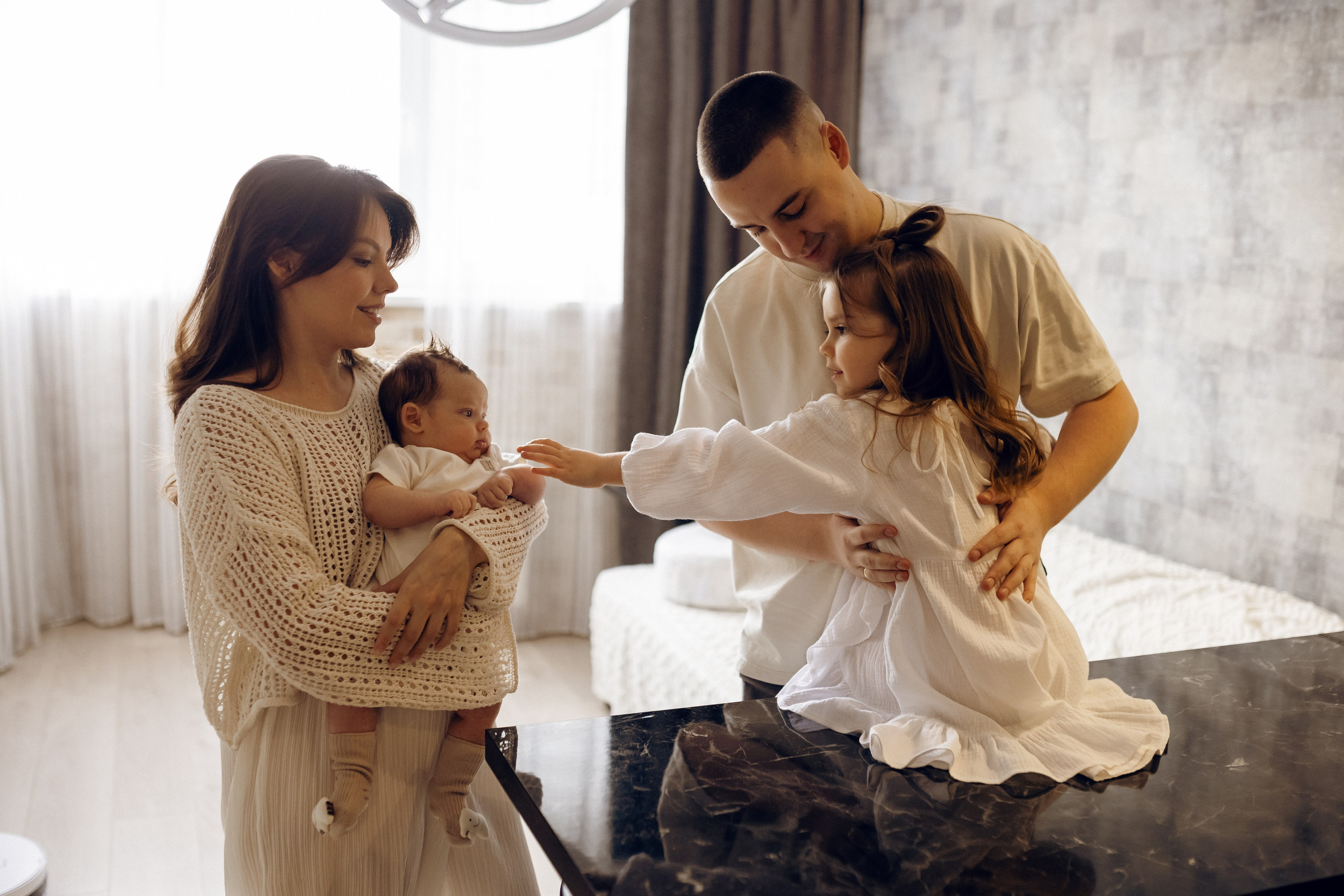 семья дома фотосессия Самара