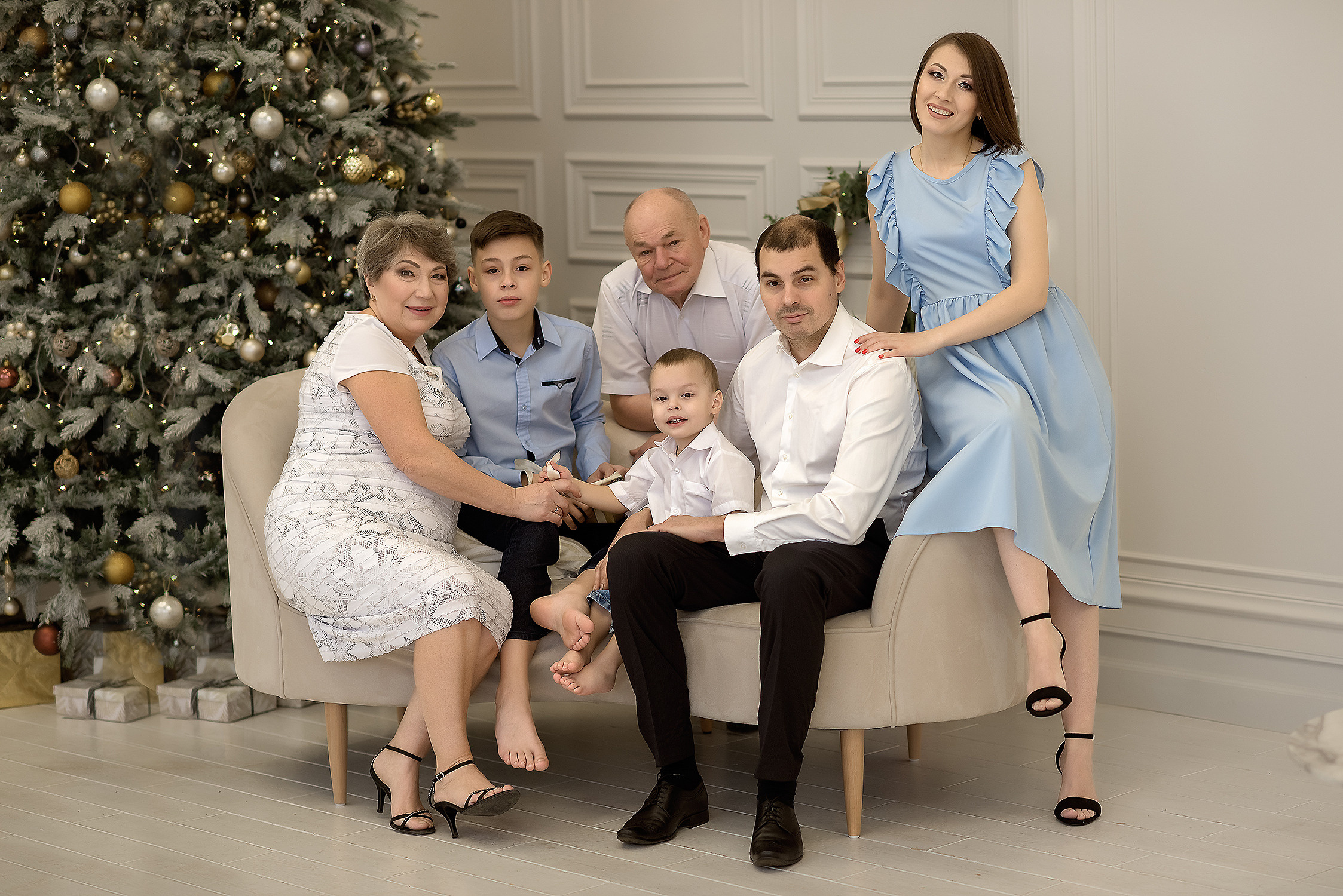 Студийные семейные съемки. Фотограф Александра Бонова