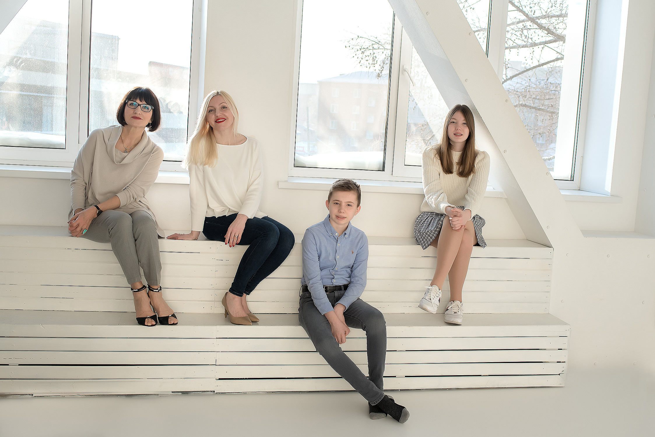 Студийные семейные съемки. Фотограф Александра Бонова