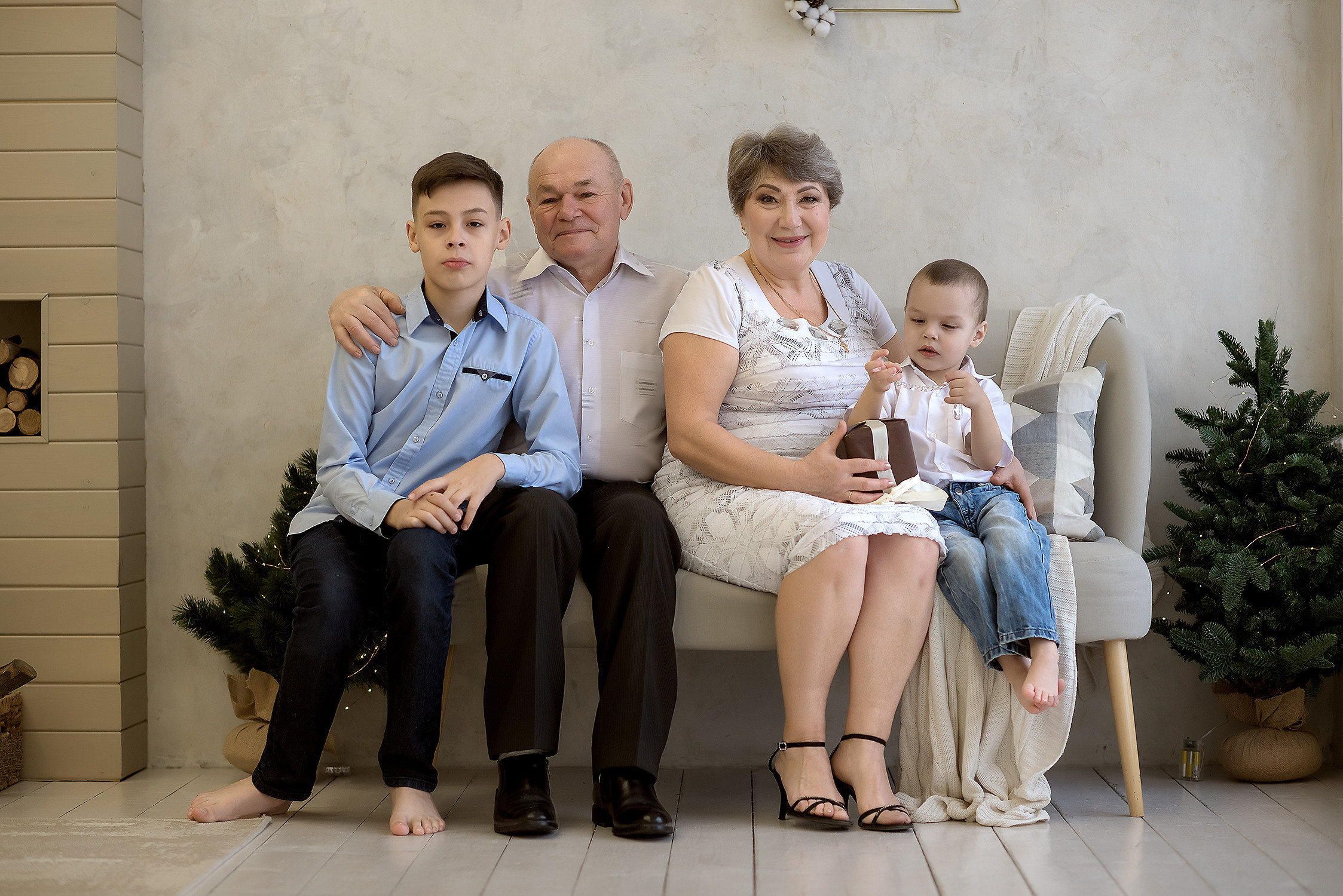 Студийные семейные съемки. Фотограф Александра Бонова