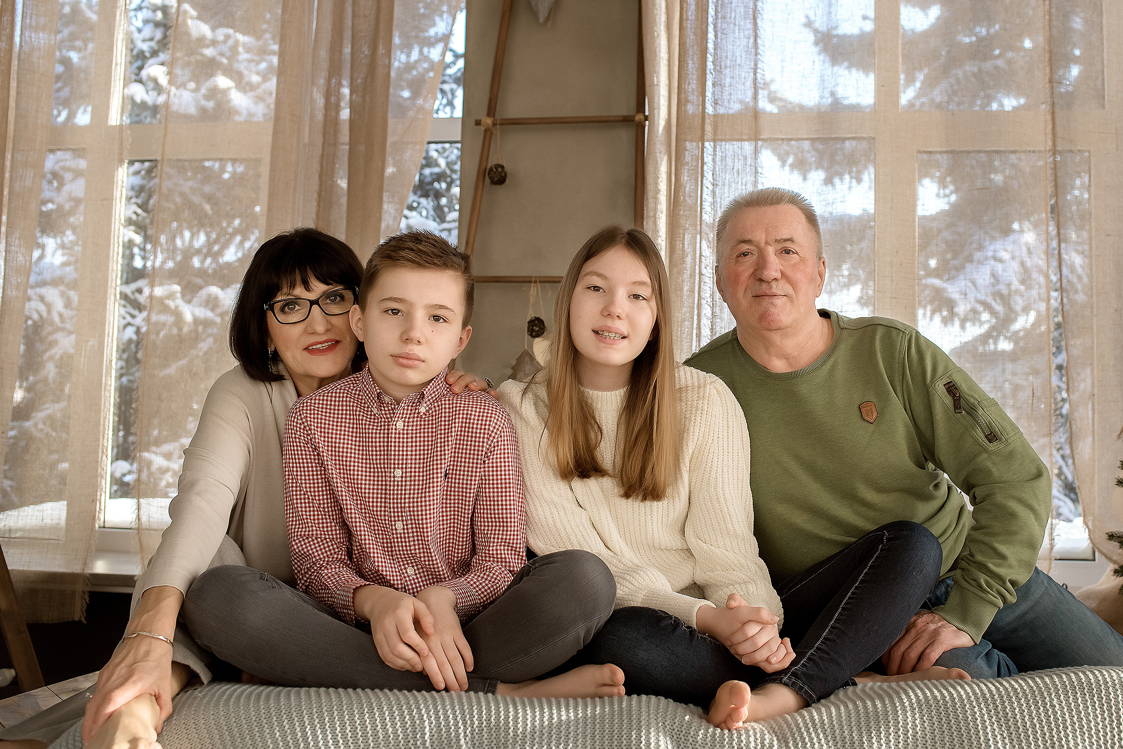 Студийные семейные съемки. Фотограф Александра Бонова