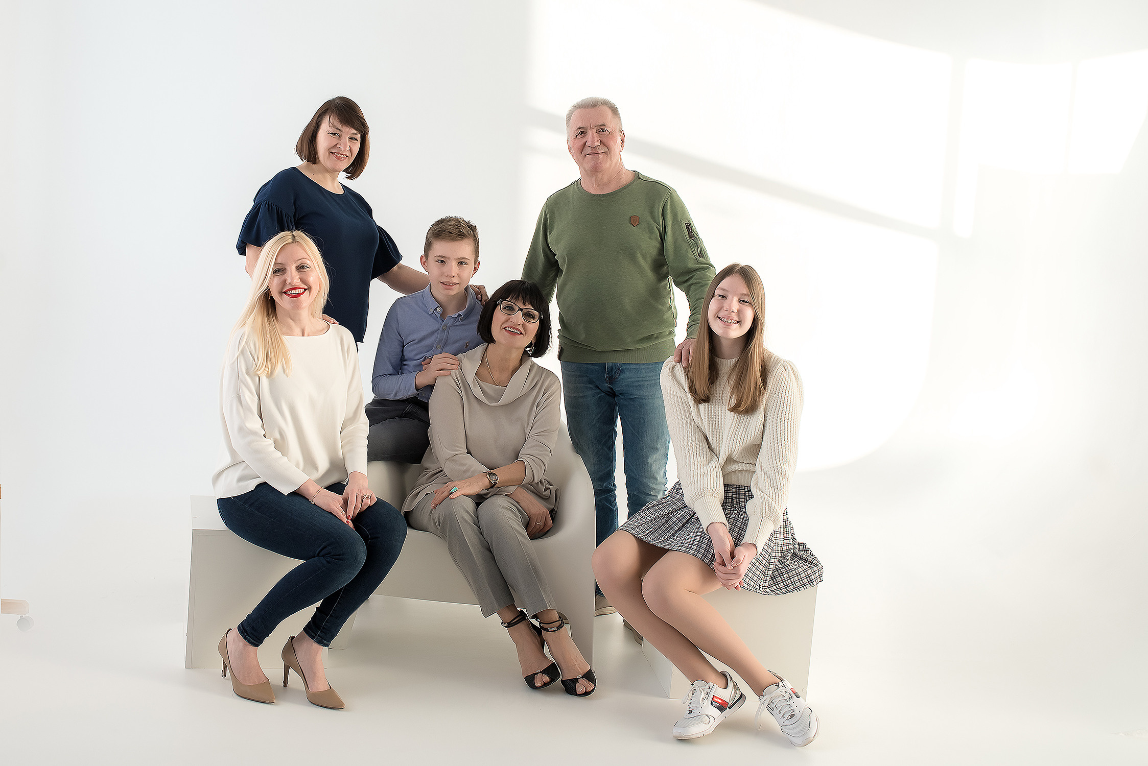 Студийные семейные съемки. Фотограф Александра Бонова