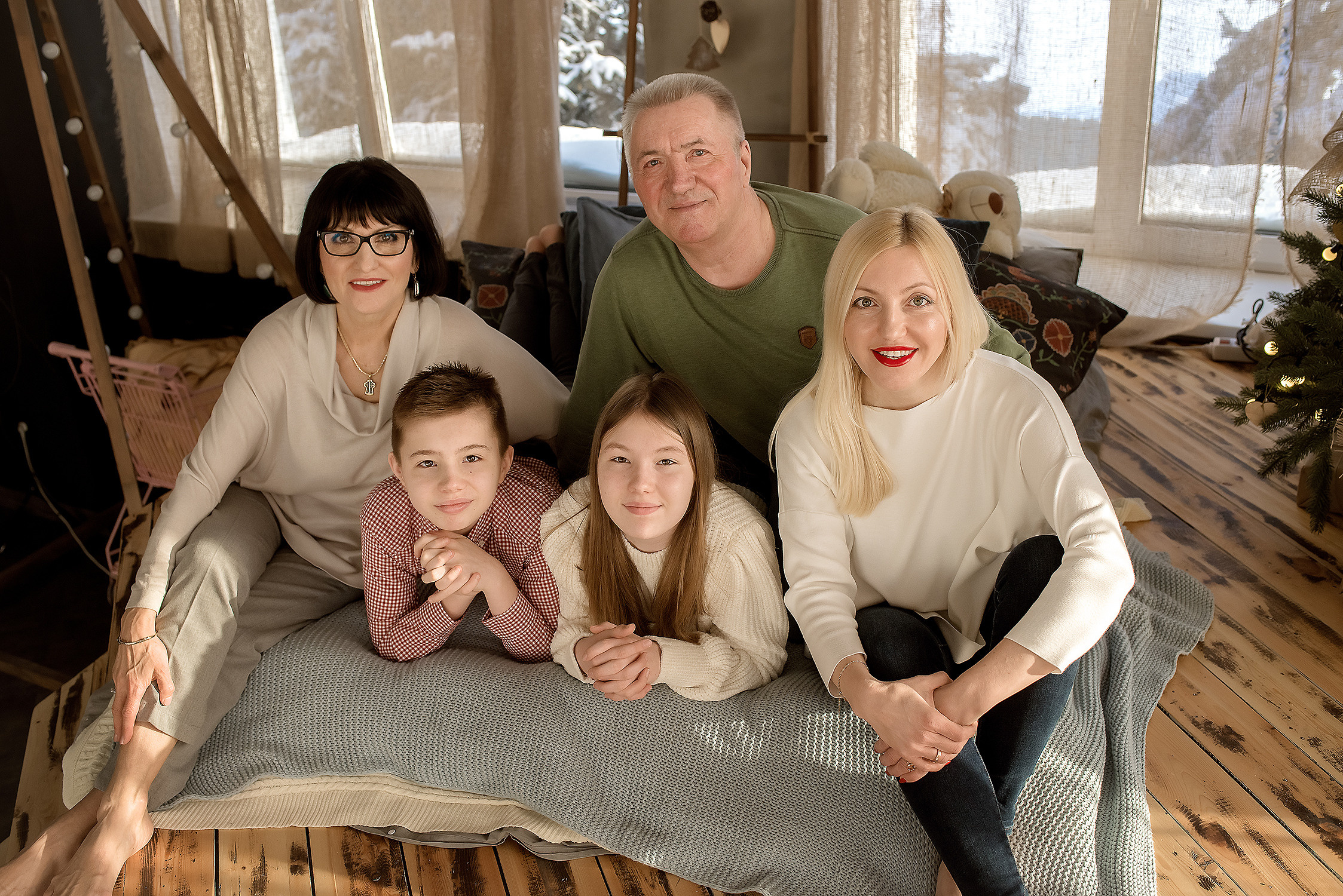 Студийные семейные съемки. Фотограф Александра Бонова