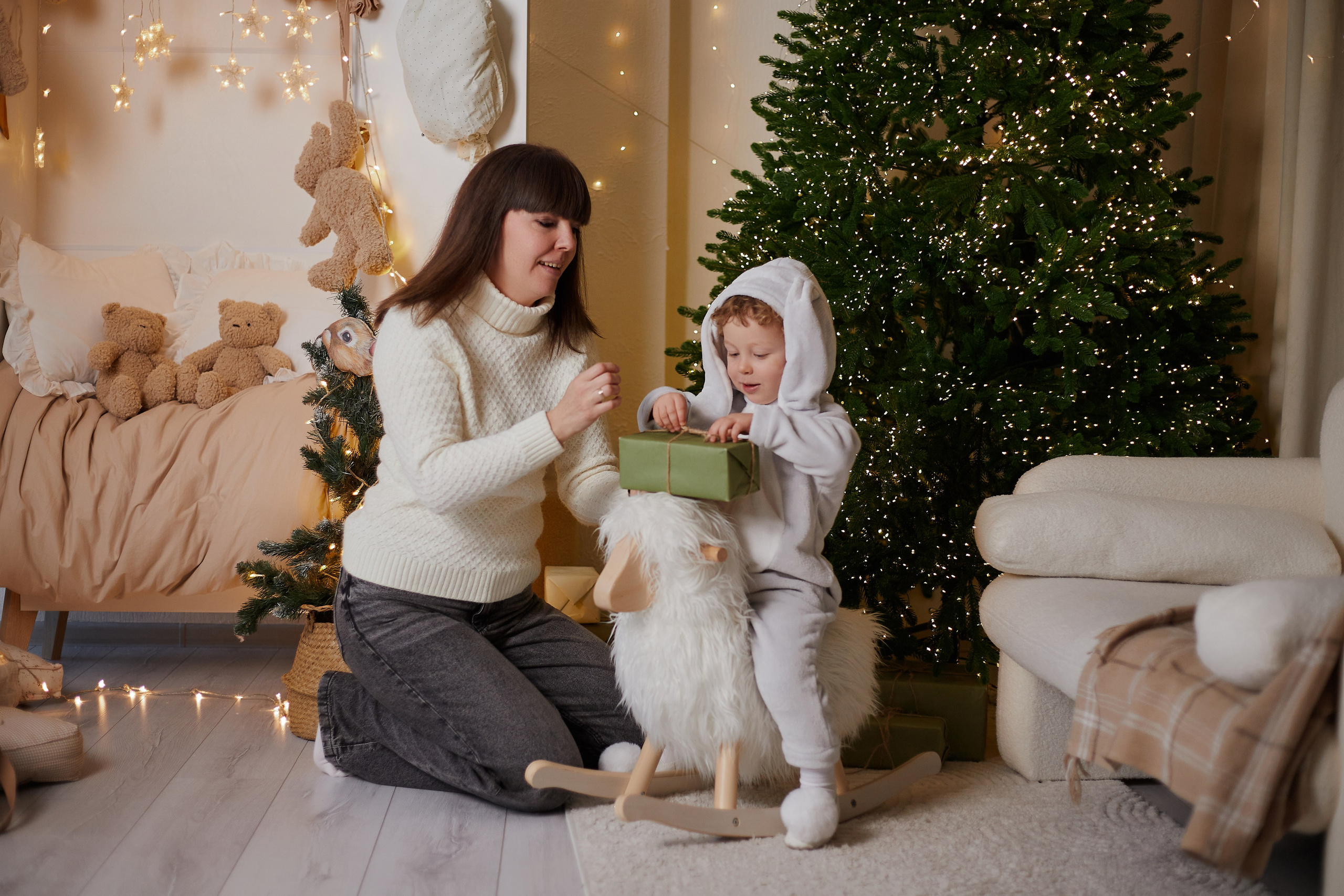 Новый год Никиты. Свадебный и семейный фотограф в Сочи-Красной поляне Ларионова Анна