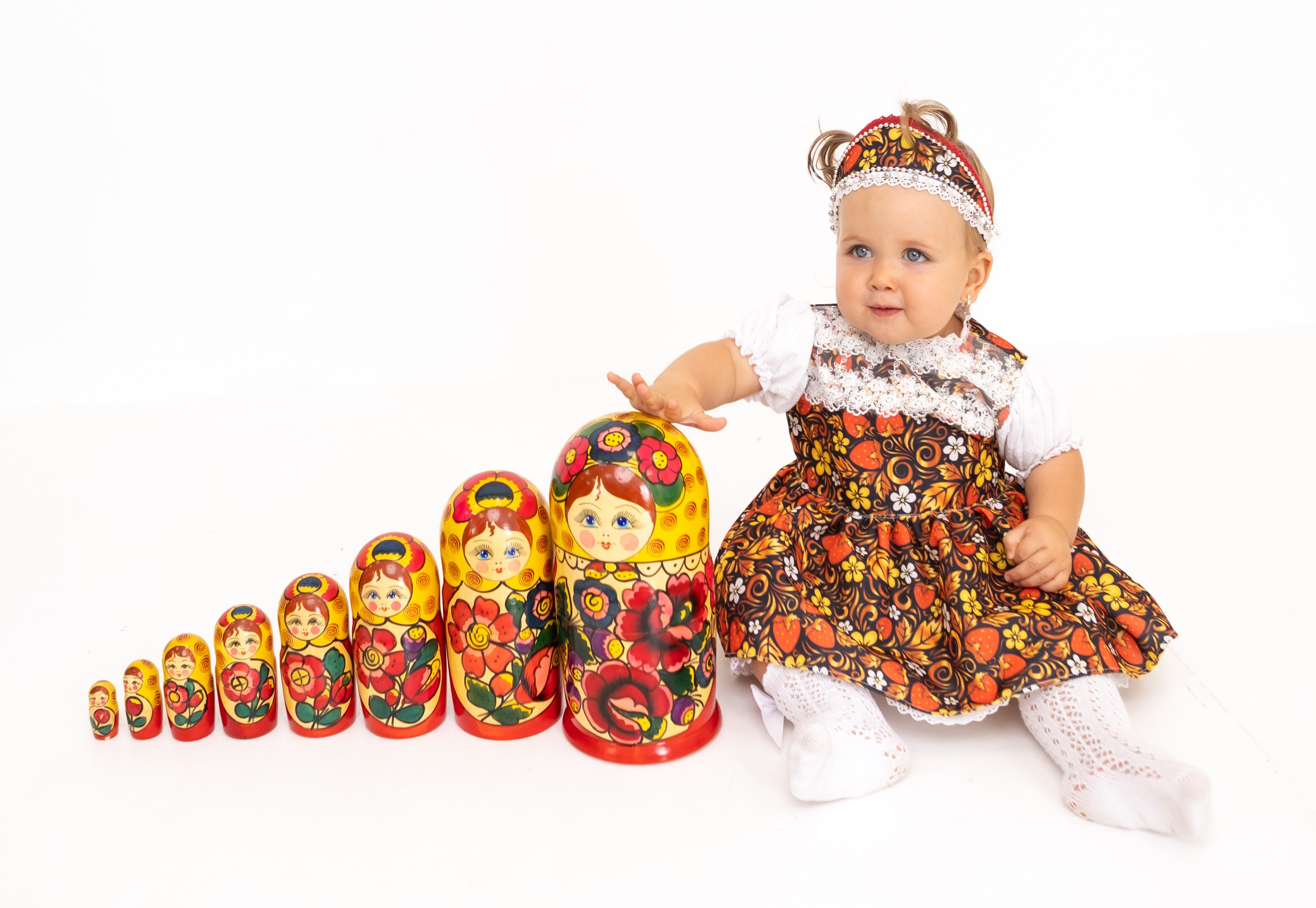 Русские народные. Фотограф новорожденных. Детский и семейный фотограф Марьяна Юдина