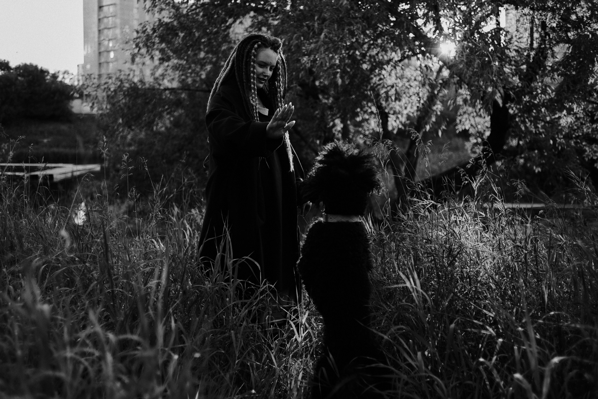 Стася и Каренин. Фотограф Дарья Мустафина, Тюмень