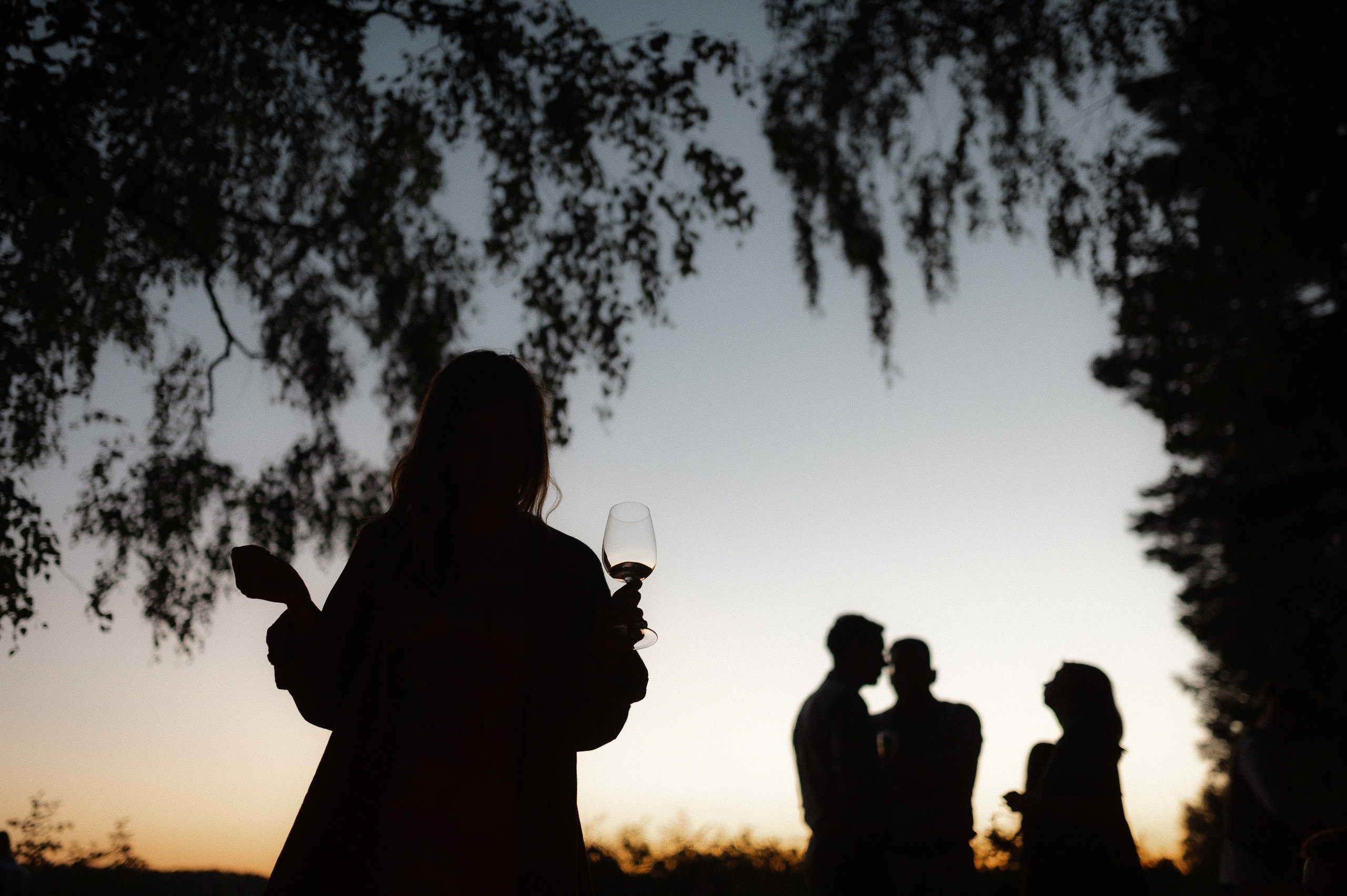 Камерный свадебный ужин в березовой роще. Афина Ефимова. Свадебный фотограф Москва