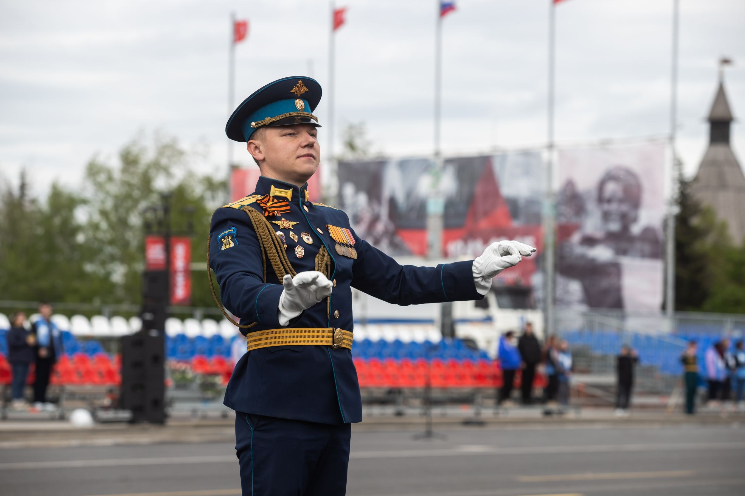 Генеральная репетиция Парада Победы (5 мая 2024). Репортажный фотограф Алексей Пирязев
