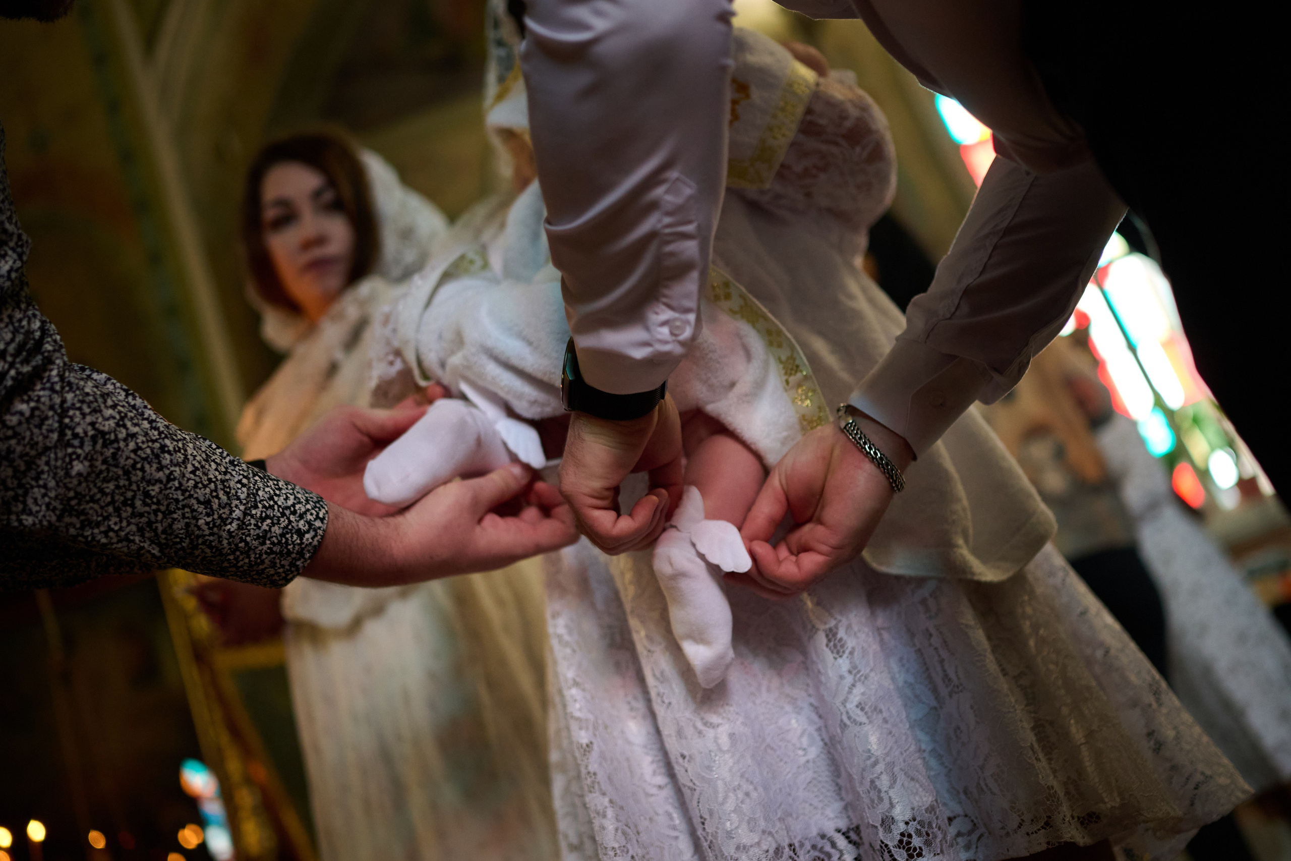 Фотосъемка крещения Саши. Профессиональный фотограф Старый Оскол, Губкин — свадьба, венчание, крещение, юбилей и день рождения