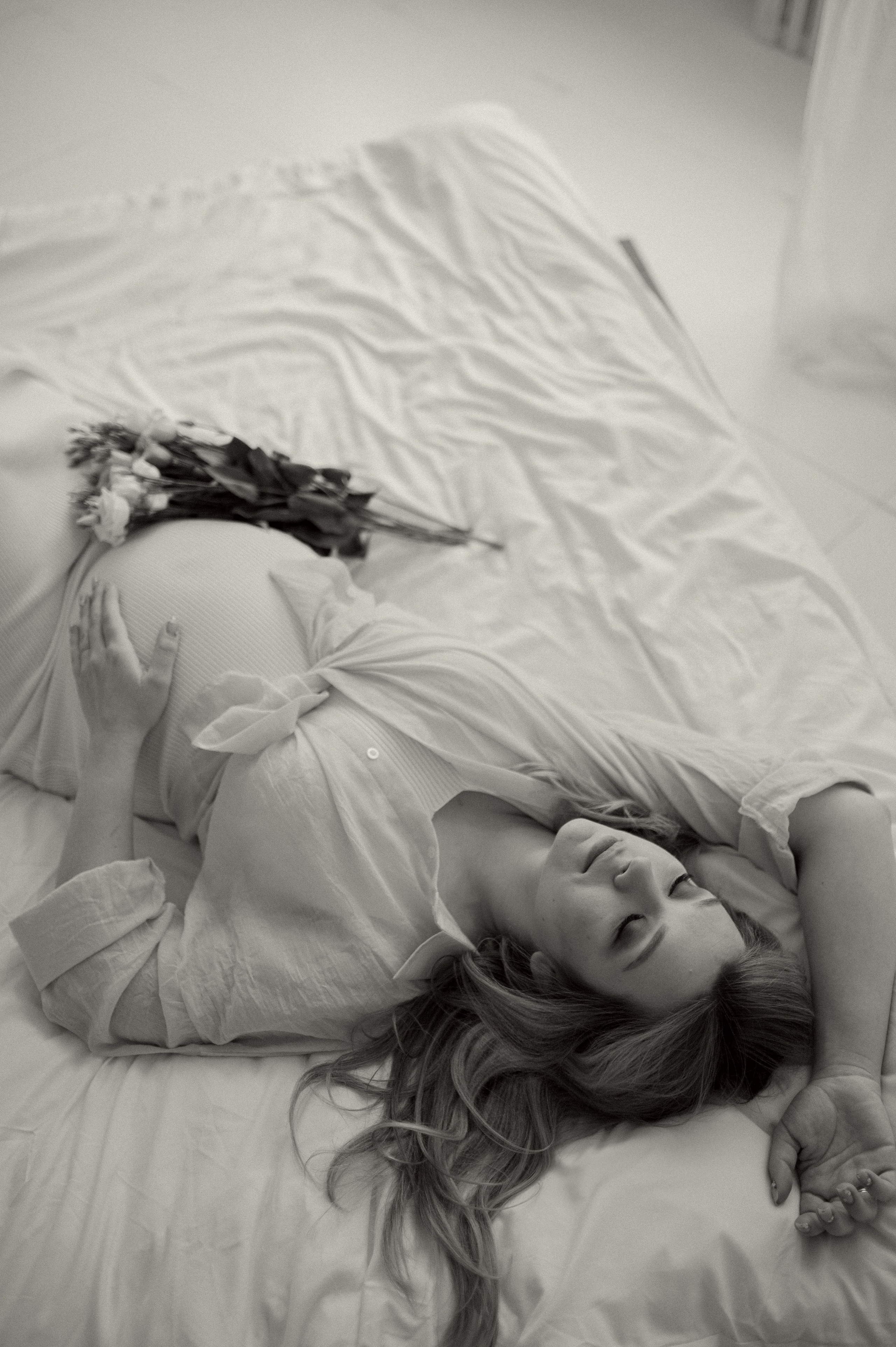 Оля в ожидании малыша. Семейная фотосессия Бутово Москва фотограф Алина Морщагина