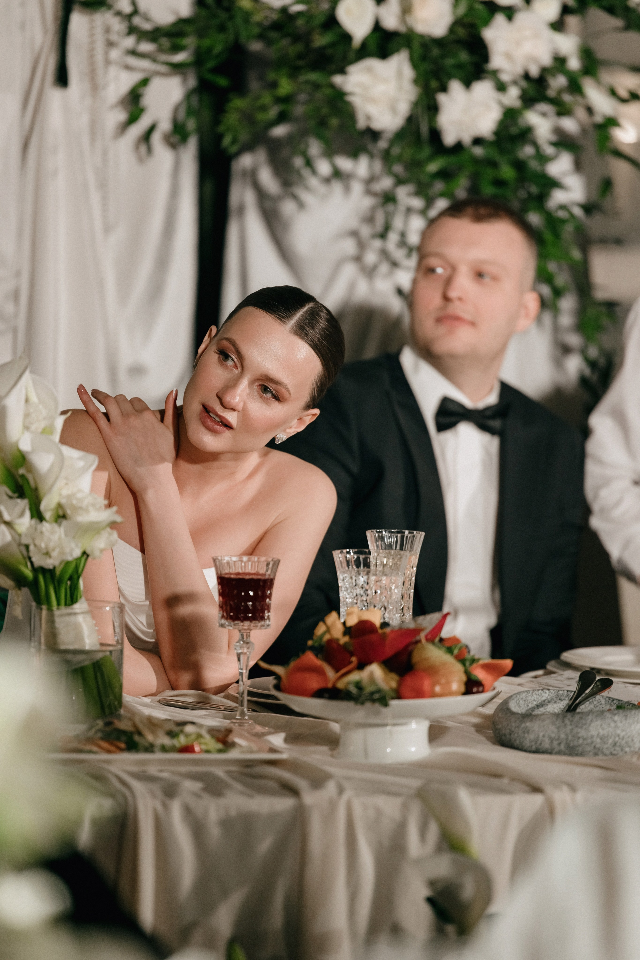 Свадебный банкет на вилле Политика. Свадебный фотограф Москва