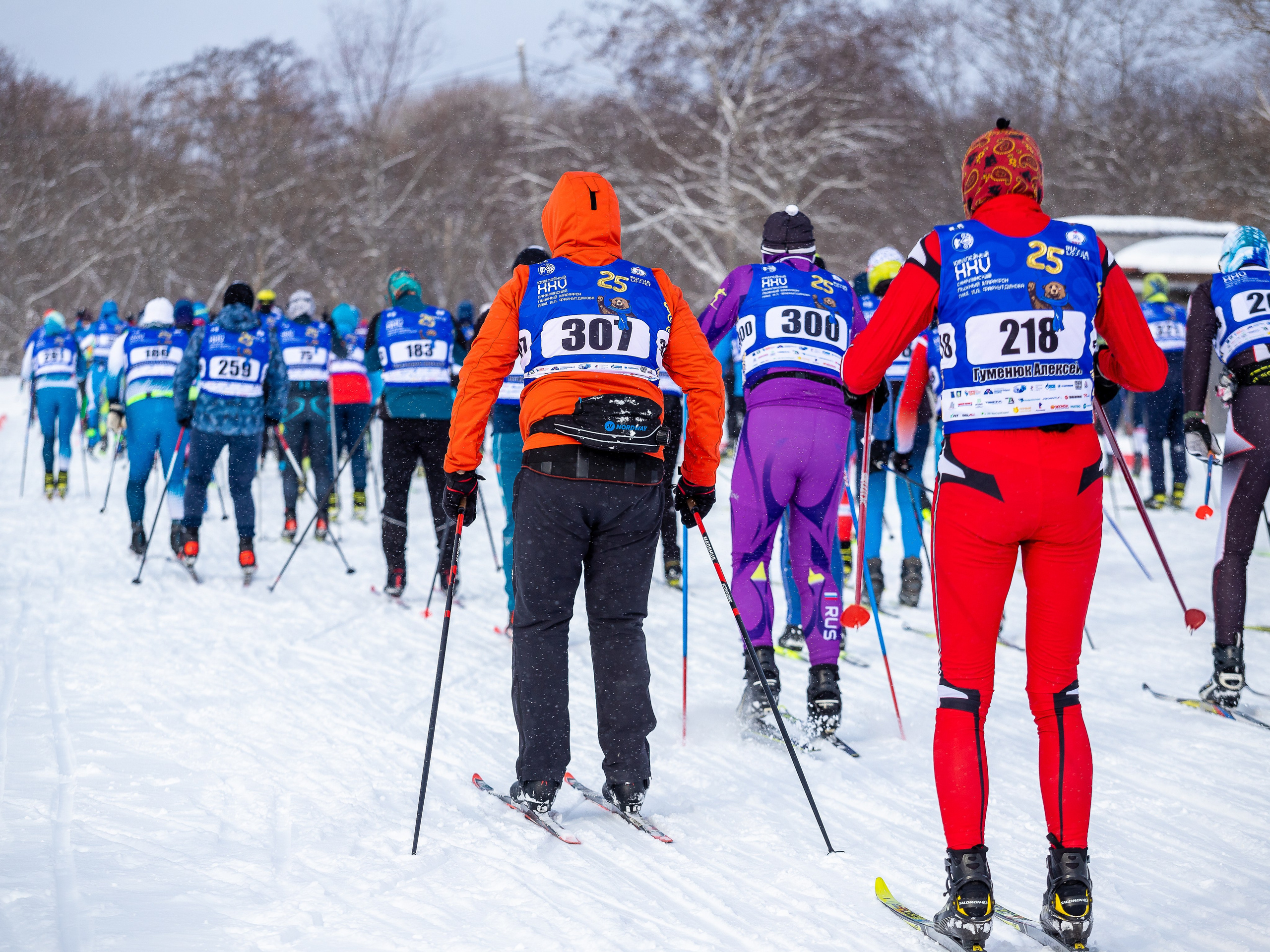 25 лыжный марафон им. Фархутдинова. Инга Кузьминская ТОП-фотограф г. Корсаков