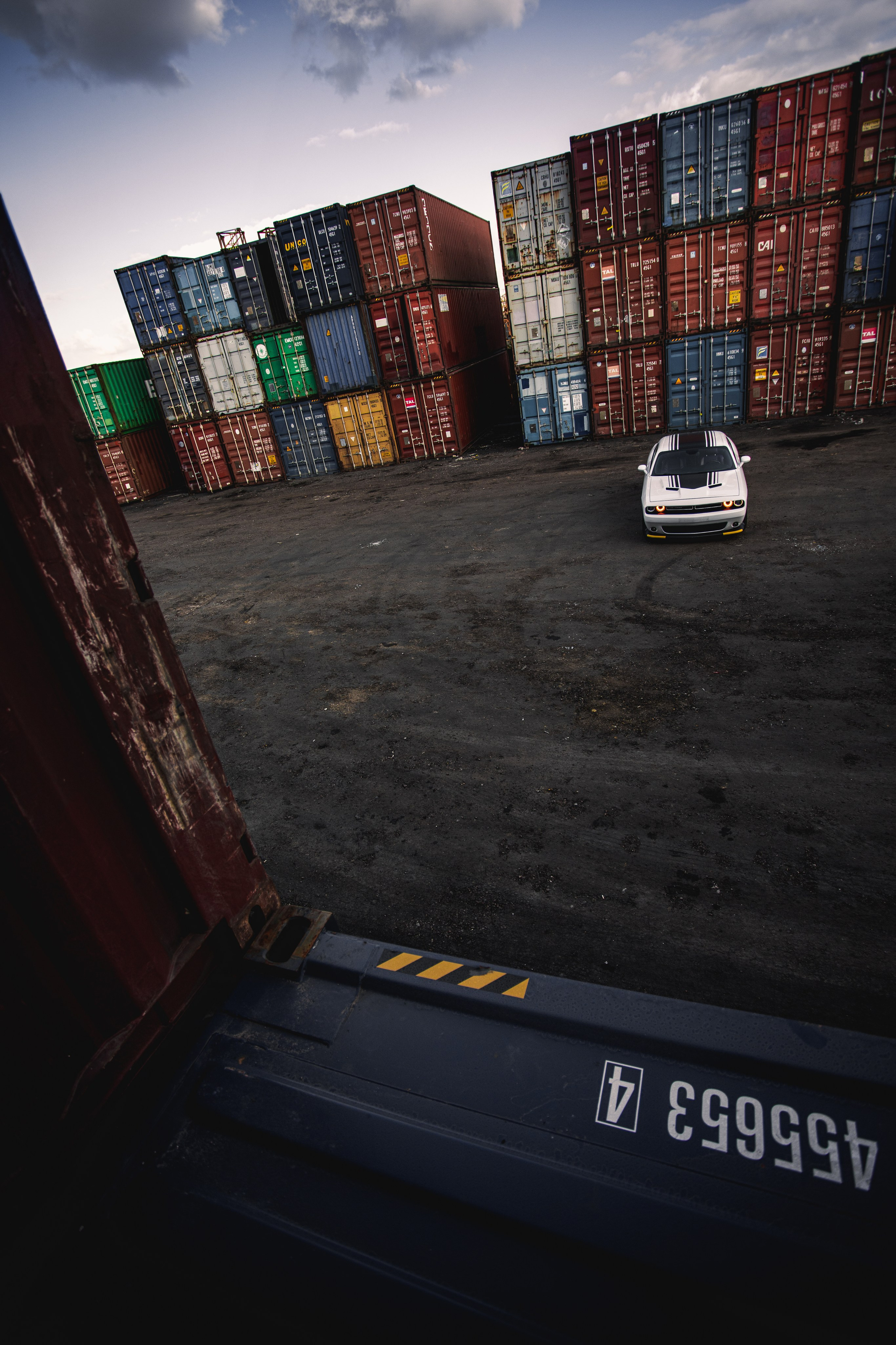 Dodge Challengers. Спортивный фотограф — Никита