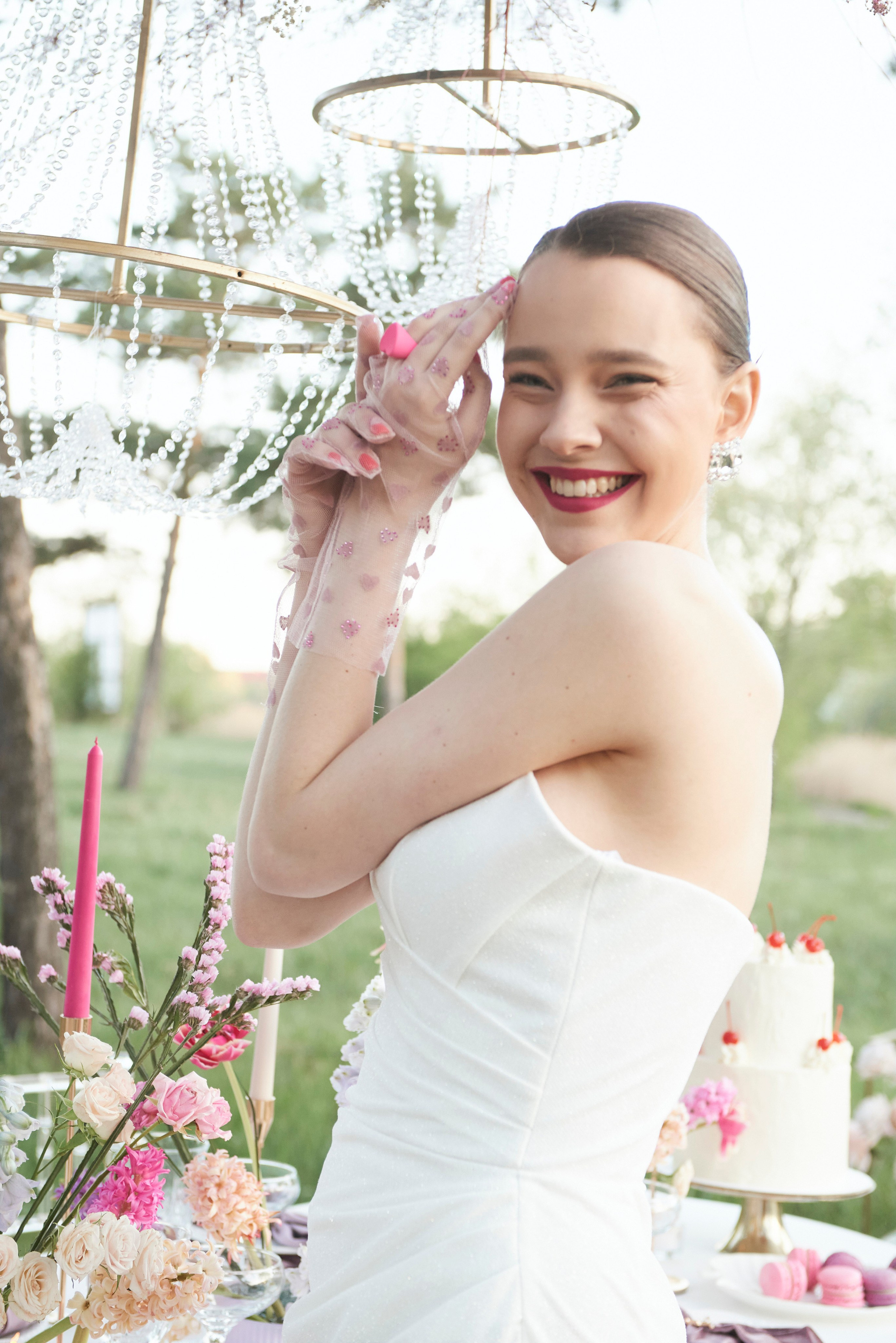 Свадебные фотографии Бориса и Дарьи на природе