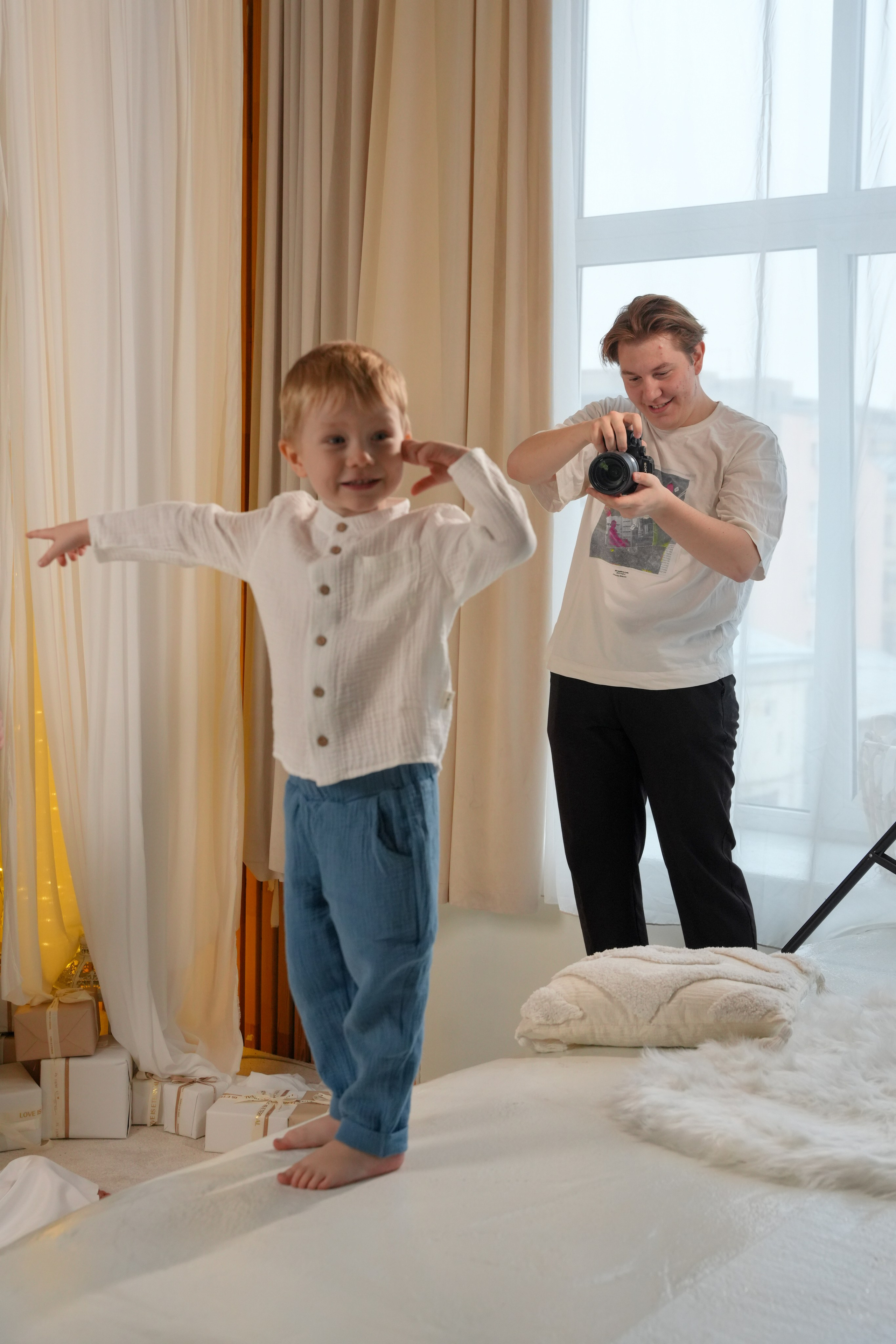 #backstage со съёмки Новогодней семейной истории. Портретный фотограф в Санкт-Петербурге Дмитриева Наталия