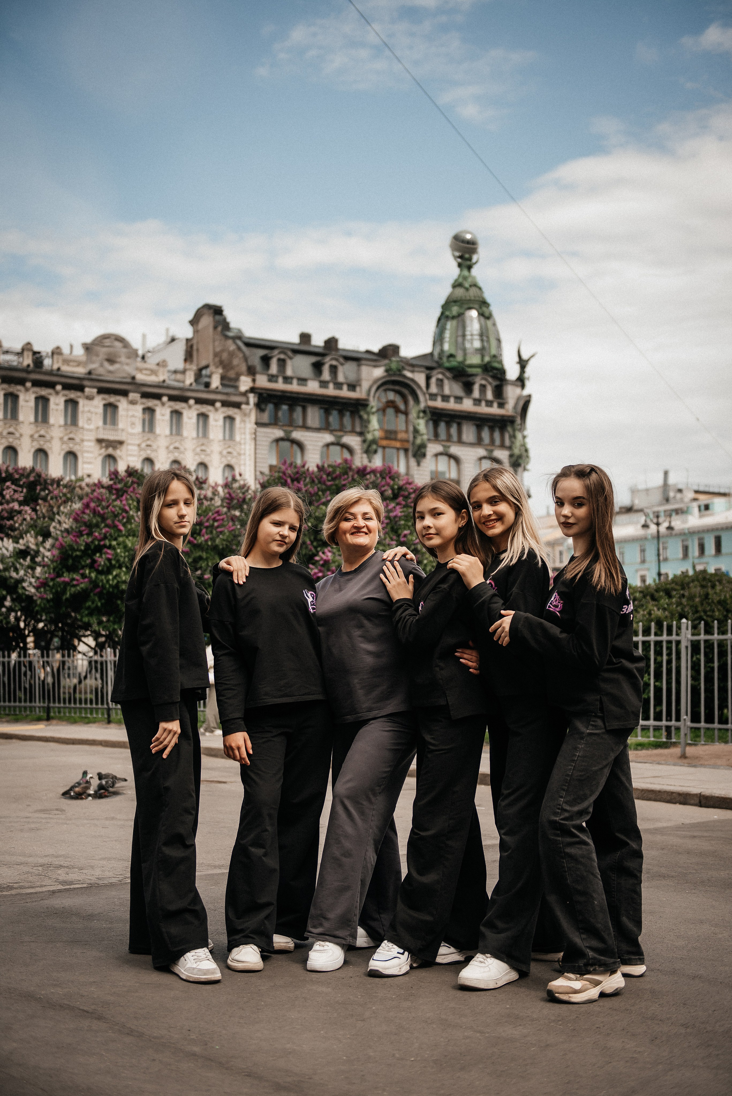 контент фотосъёмка для студии танца у Казанского собора