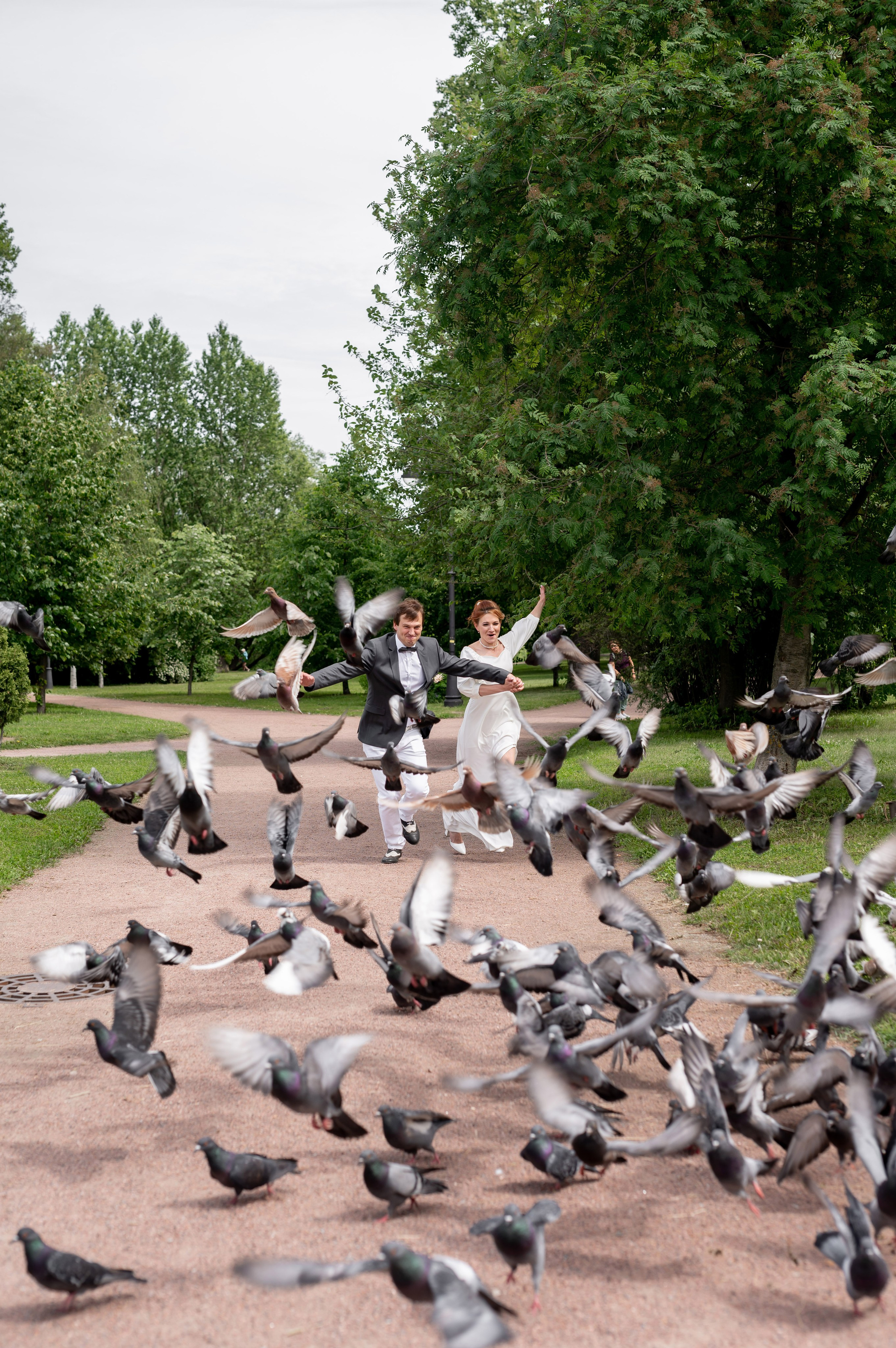 Юля и Даниил (свадебная фотосессия в Парке Победы и у Инженерного замка). Портретный, семейный и свадебный фотограф в Санкт-Петербурге и в Пушкине Ширяев Денис