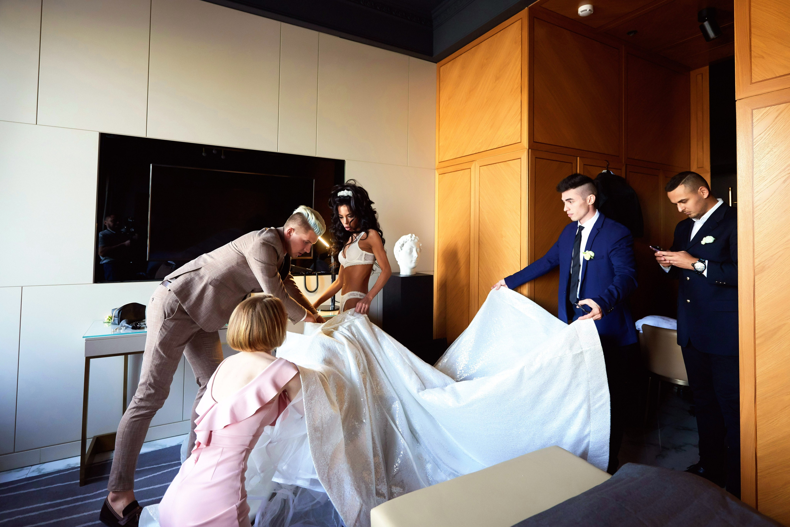 Михаил и Анна (Первый Дворец Бракосочетания России на Английской набережной 28). Портретный, семейный и свадебный фотограф в Санкт-Петербурге и в Пушкине Ширяев Денис