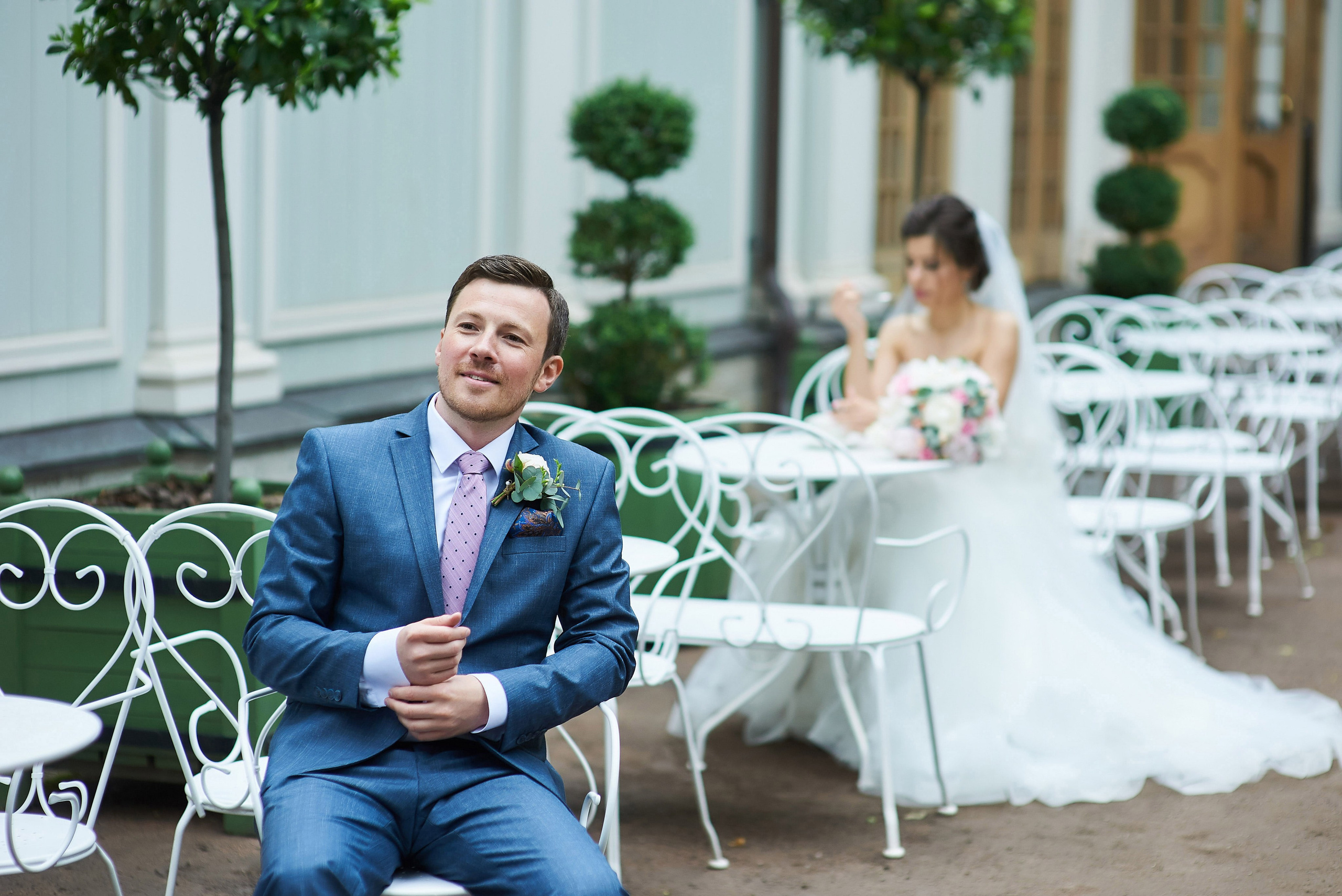Валерия и Андрей (свадебная фотосессия в Летнем саду). Портретный, семейный и свадебный фотограф в Санкт-Петербурге и в Пушкине Ширяев Денис