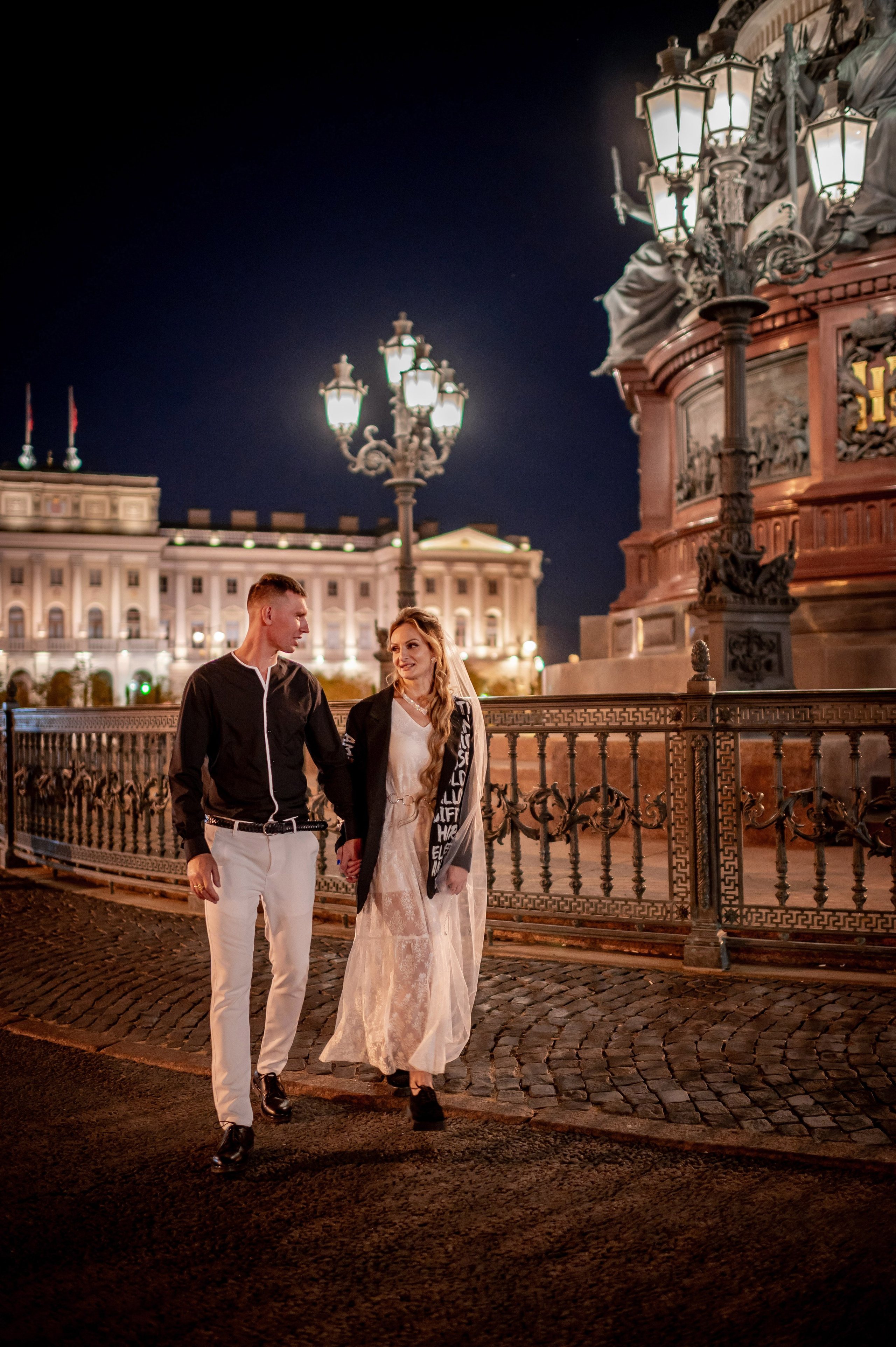 Екатерина и Андрей (свадебная фотосессия в вечернем Петербурге). Портретный, семейный и свадебный фотограф в Санкт-Петербурге и в Пушкине Ширяев Денис