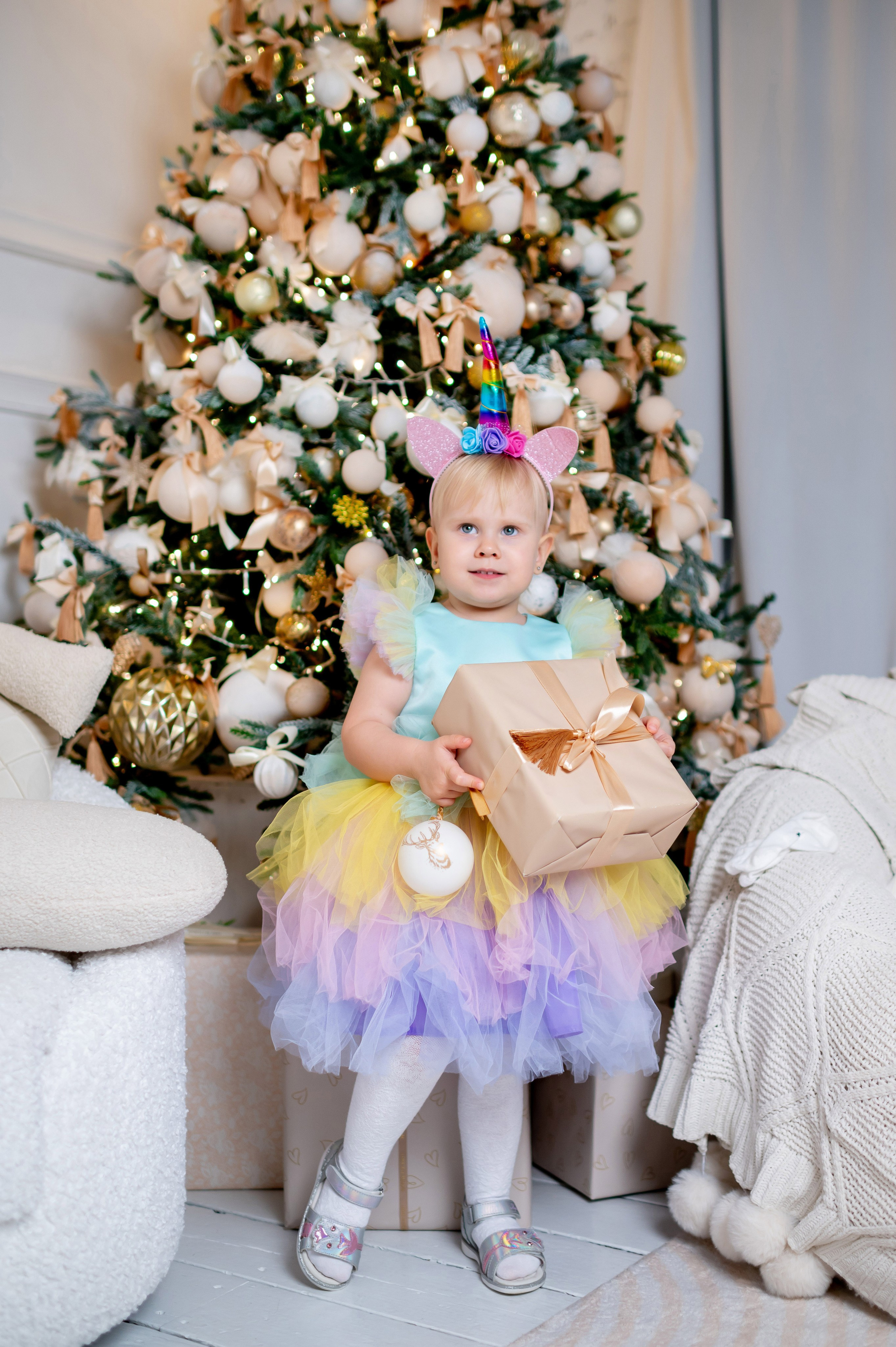 Новогодняя фотосессия для Ники. Портретный, семейный и свадебный фотограф в Санкт-Петербурге и в Пушкине Ширяев Денис