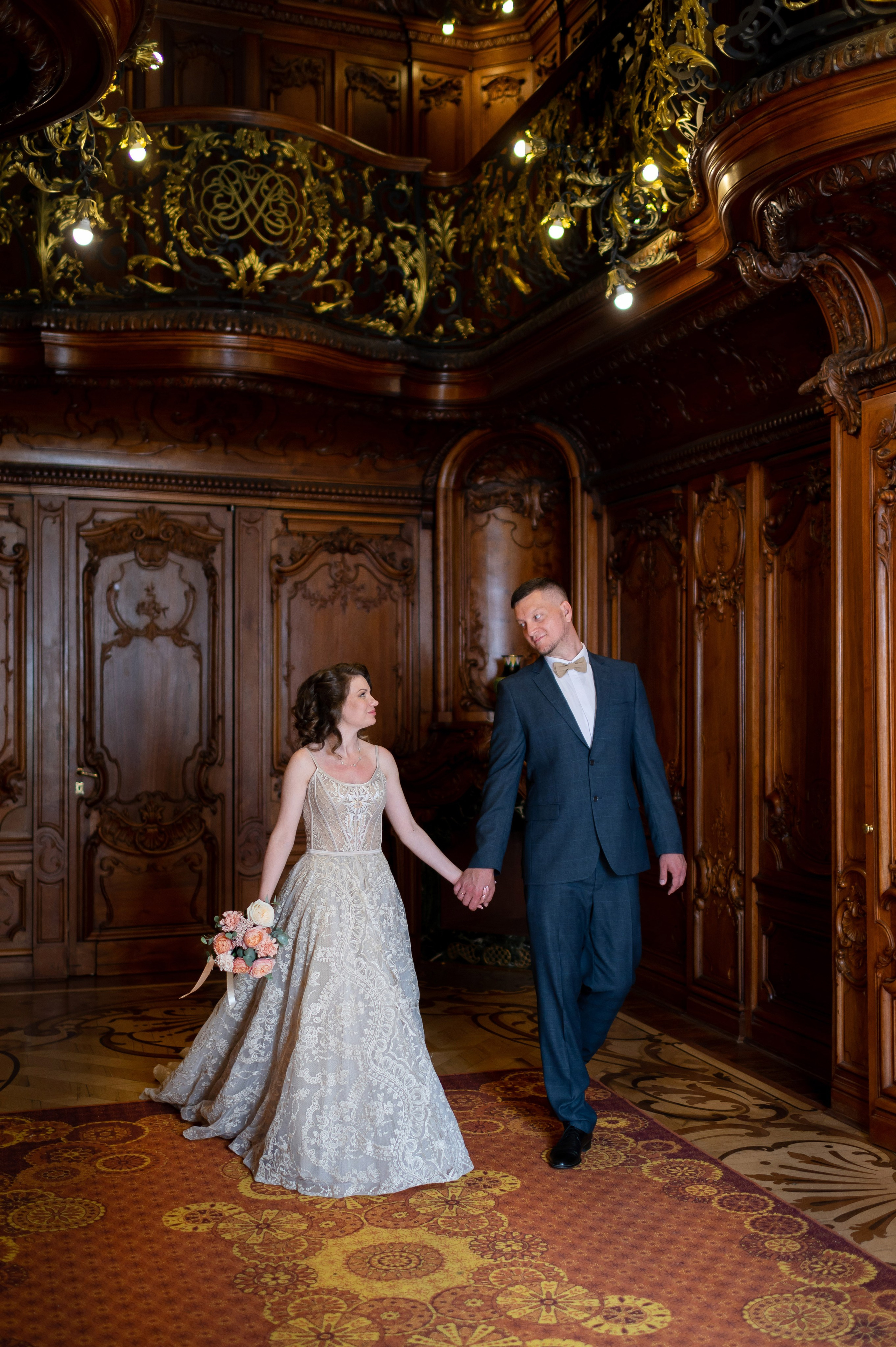 Елена и Дмитрий (свадебная фотосессия в Доме Архитектора — особняке Половцова). Портретный, семейный и свадебный фотограф в Санкт-Петербурге и в Пушкине Ширяев Денис