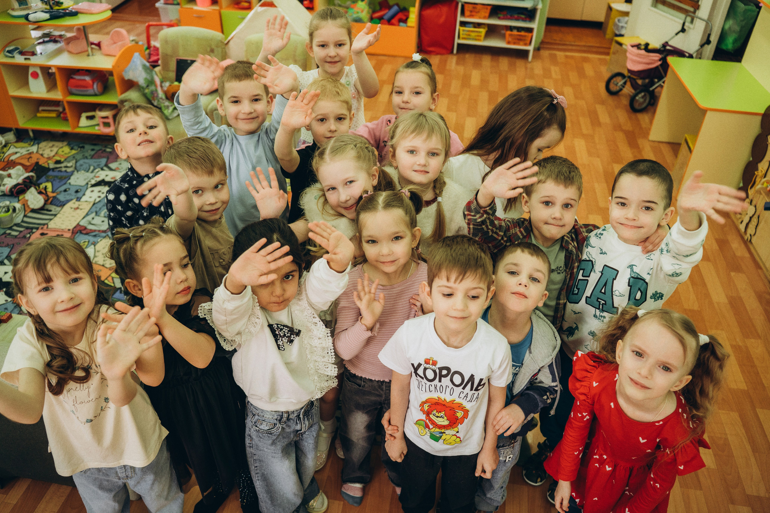 Репортаж в саду. Семейный фотограф • Домашние съемки в Нижнем Новгороде