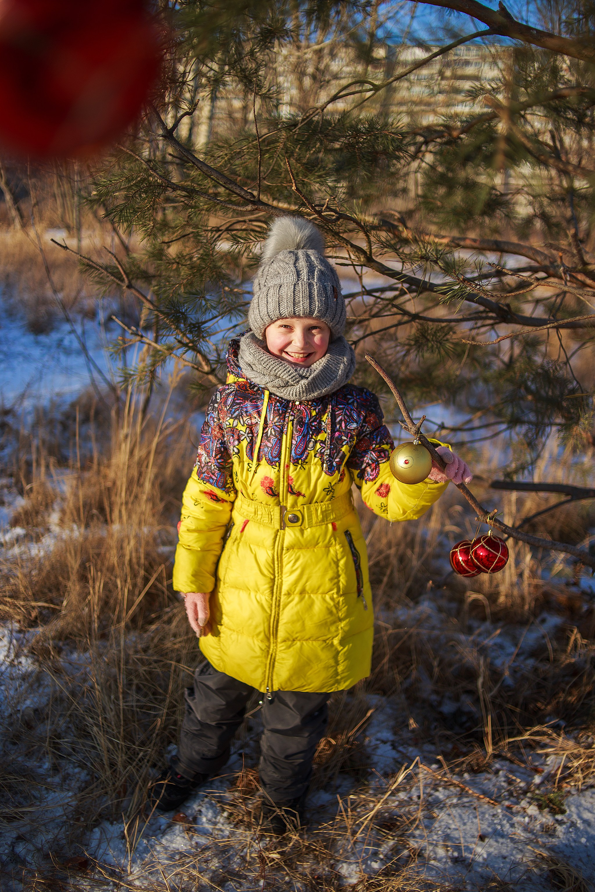 Зимняя фотопрогулка на мещерском озере с мандаринами. Детский и семейный фотограф, фотограф мероприятий Нижний Новгород