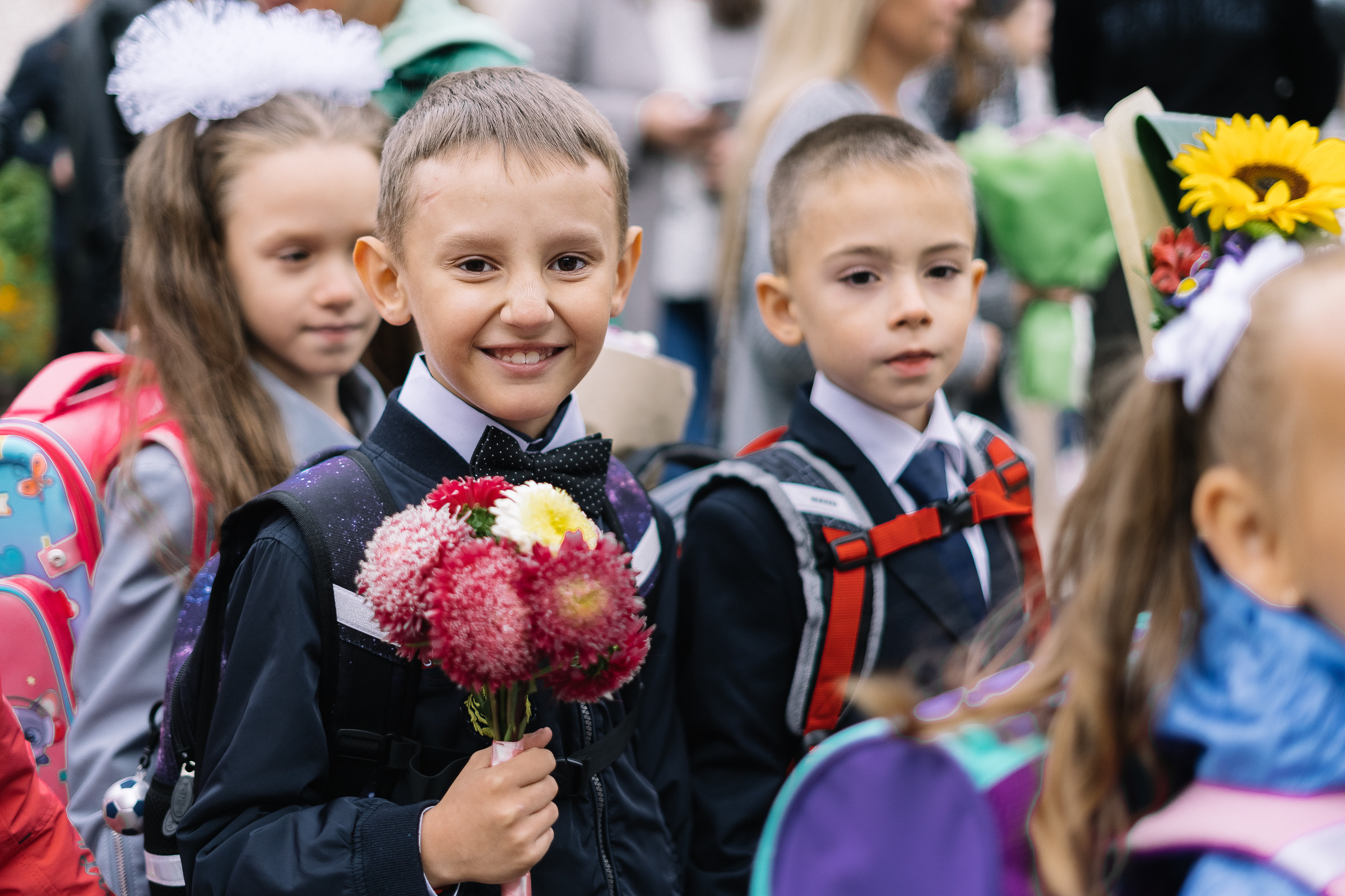 Первый звонок. Семейный и свадебный фотограф в Москве Леванова Александра