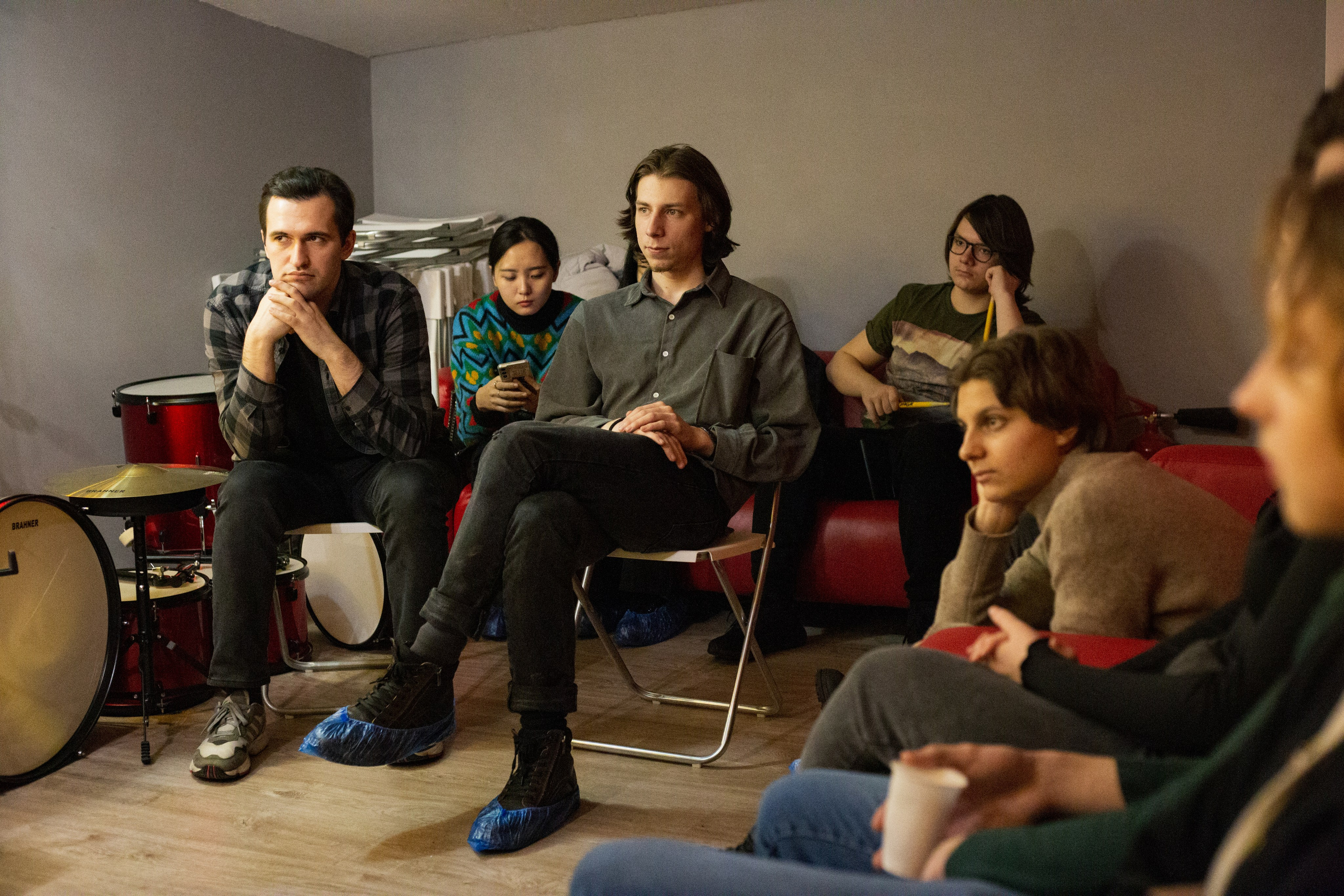 Мастер-класс в школе (барабан). Портретный фотограф в Москве Афанасьева Вера