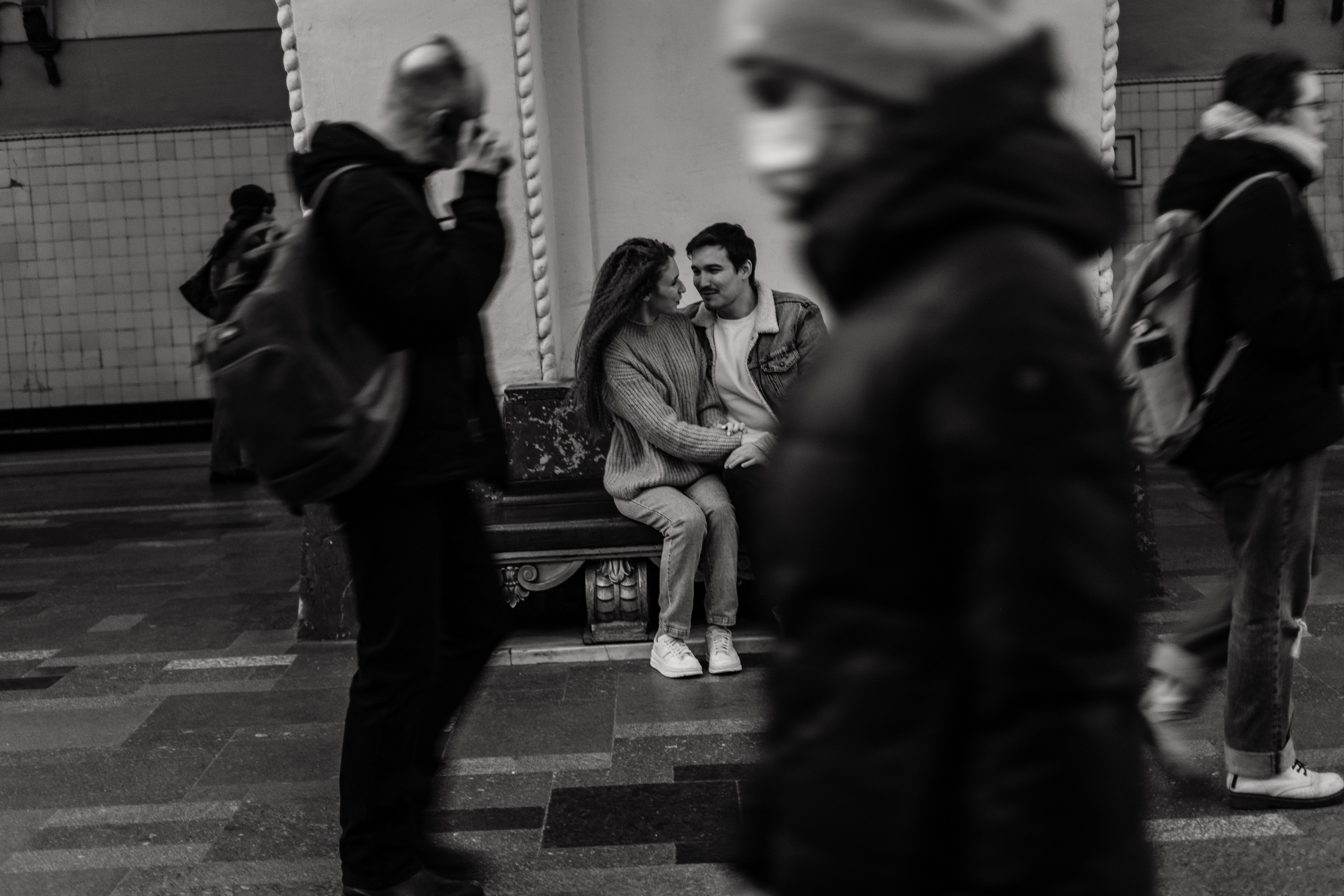 Любовь в ритме метро. Photographer Victoria Slavnova