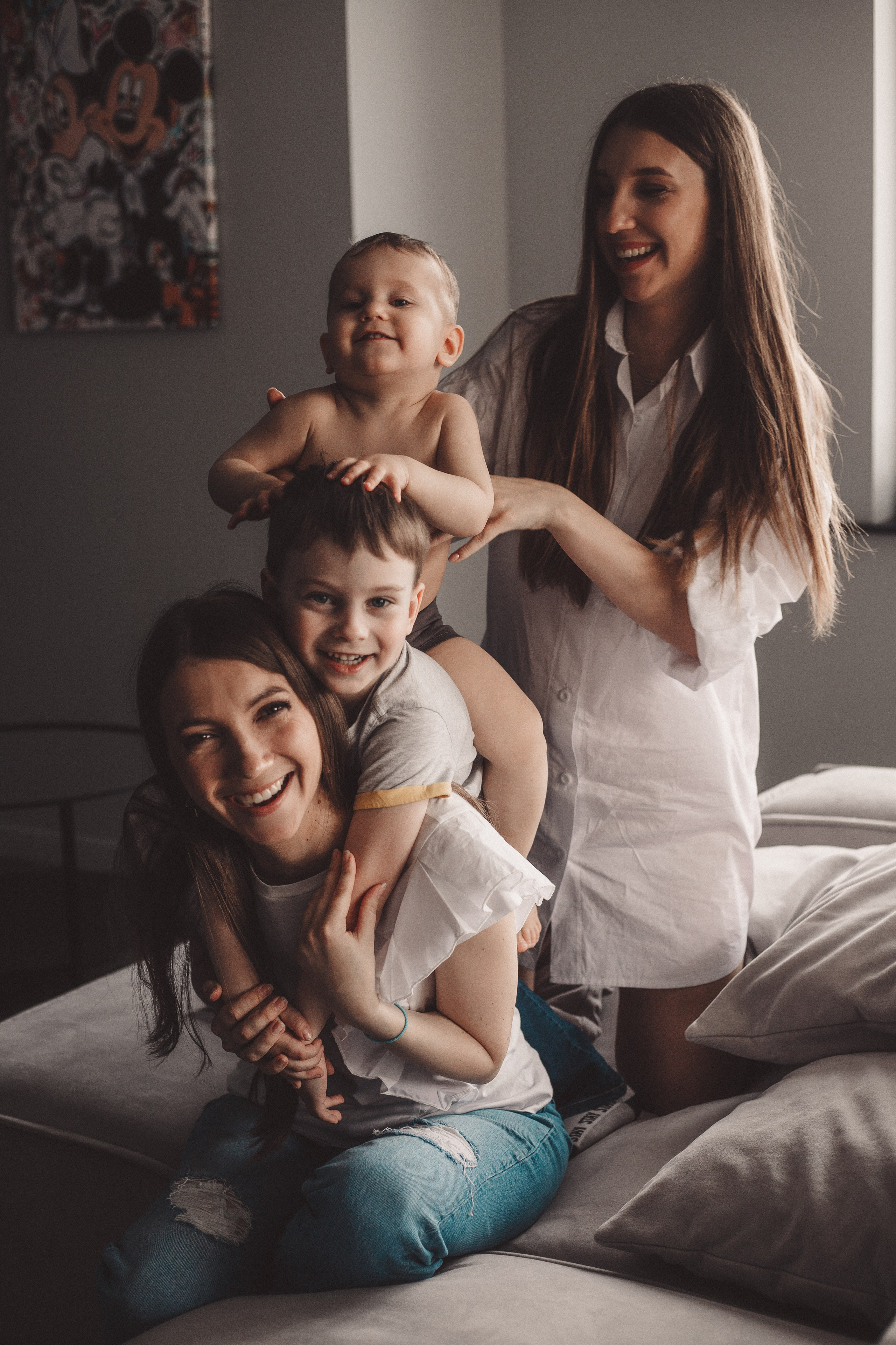 Домашняя фотосессия - Дети — наше продолжение. Семейный и женский фотограф Кемерово Мария Степ