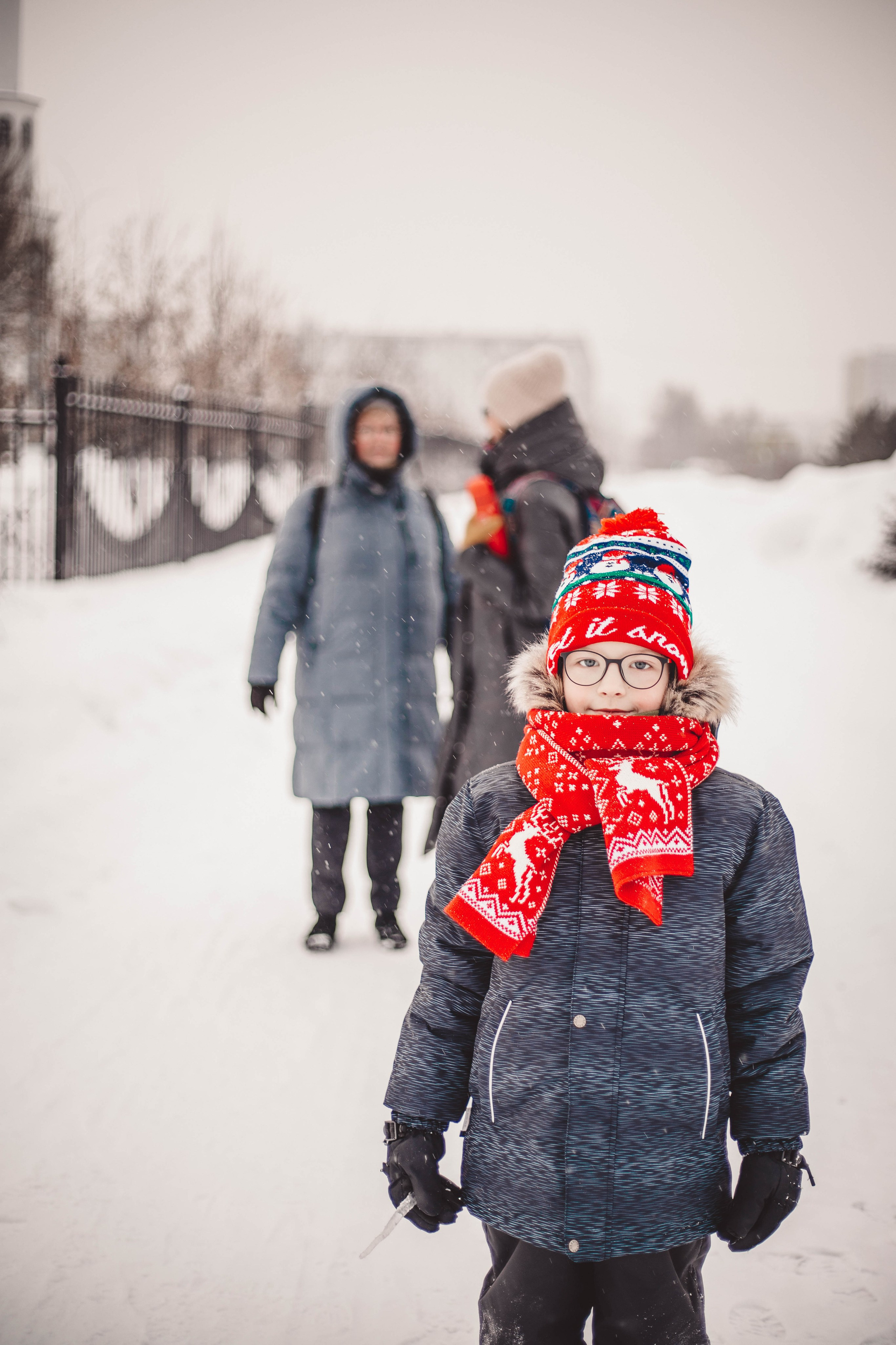 Фотопроект - Волшебная встреча с Дедом Морозом. Семейный и женский фотограф Кемерово Мария Степ