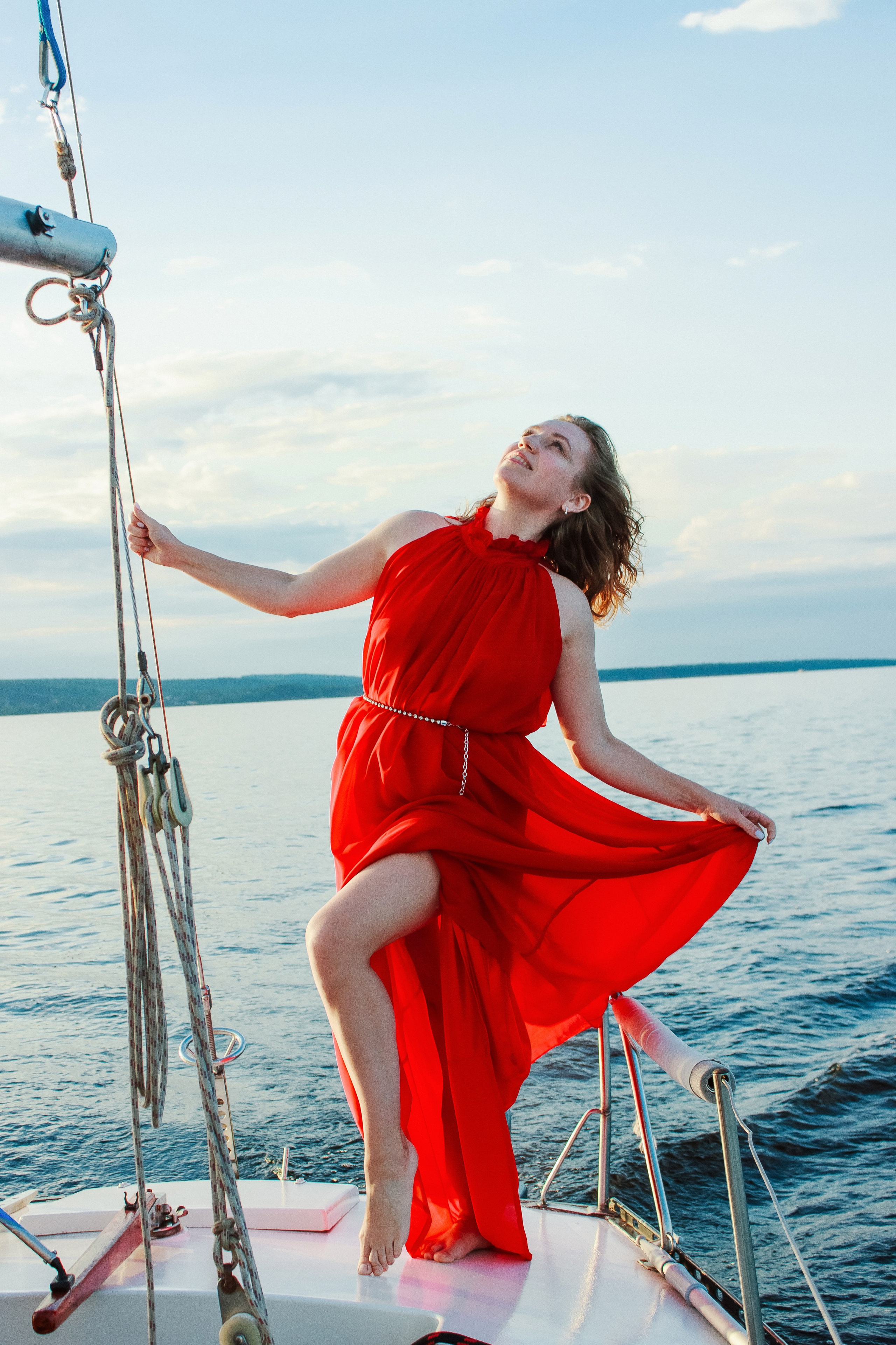 Фотосессия на яхте. Контентный фотограф в Перми Натали Кытманова