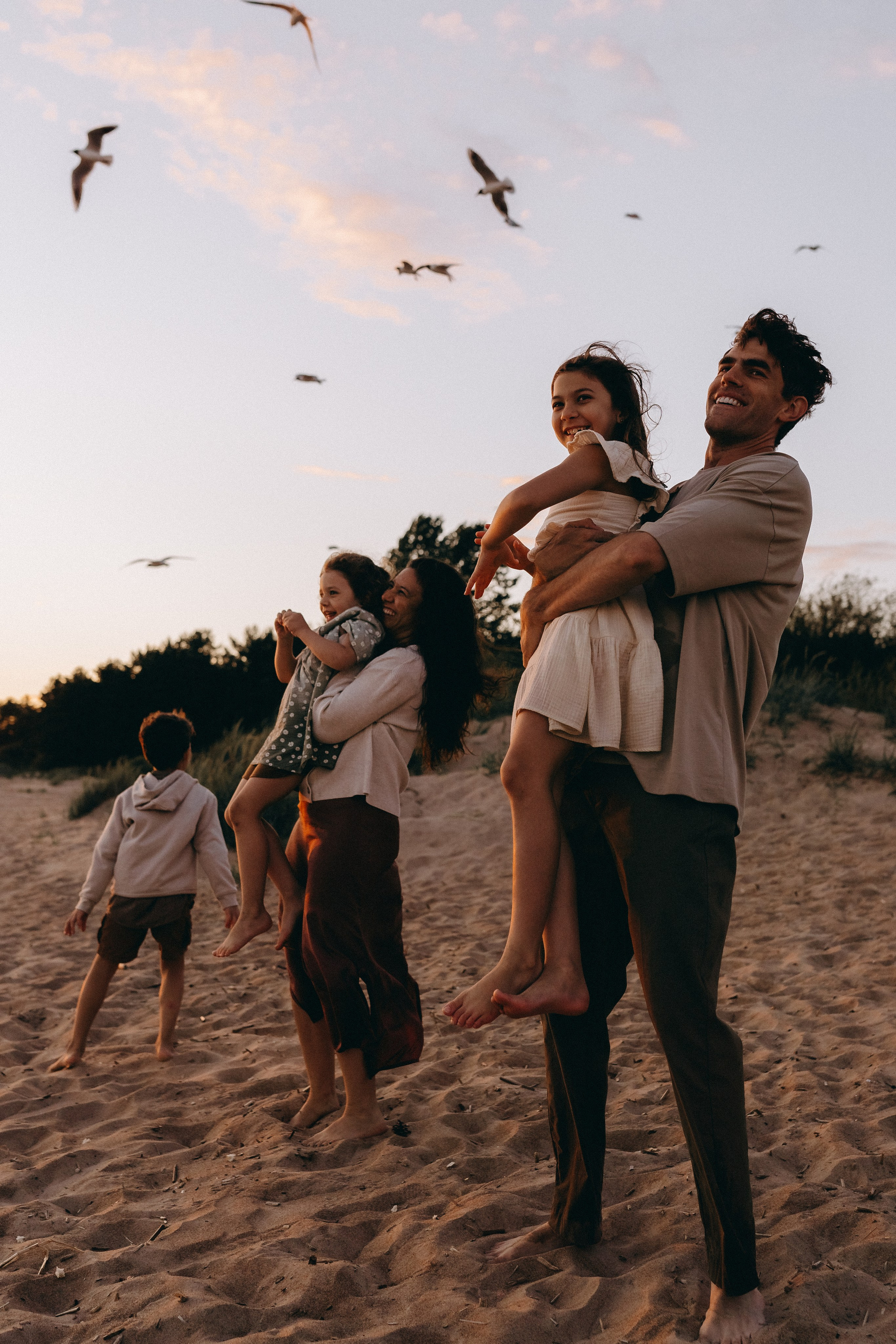 Семейная фотосессия на природе. Семейный фотограф в Москве Галина Гончар