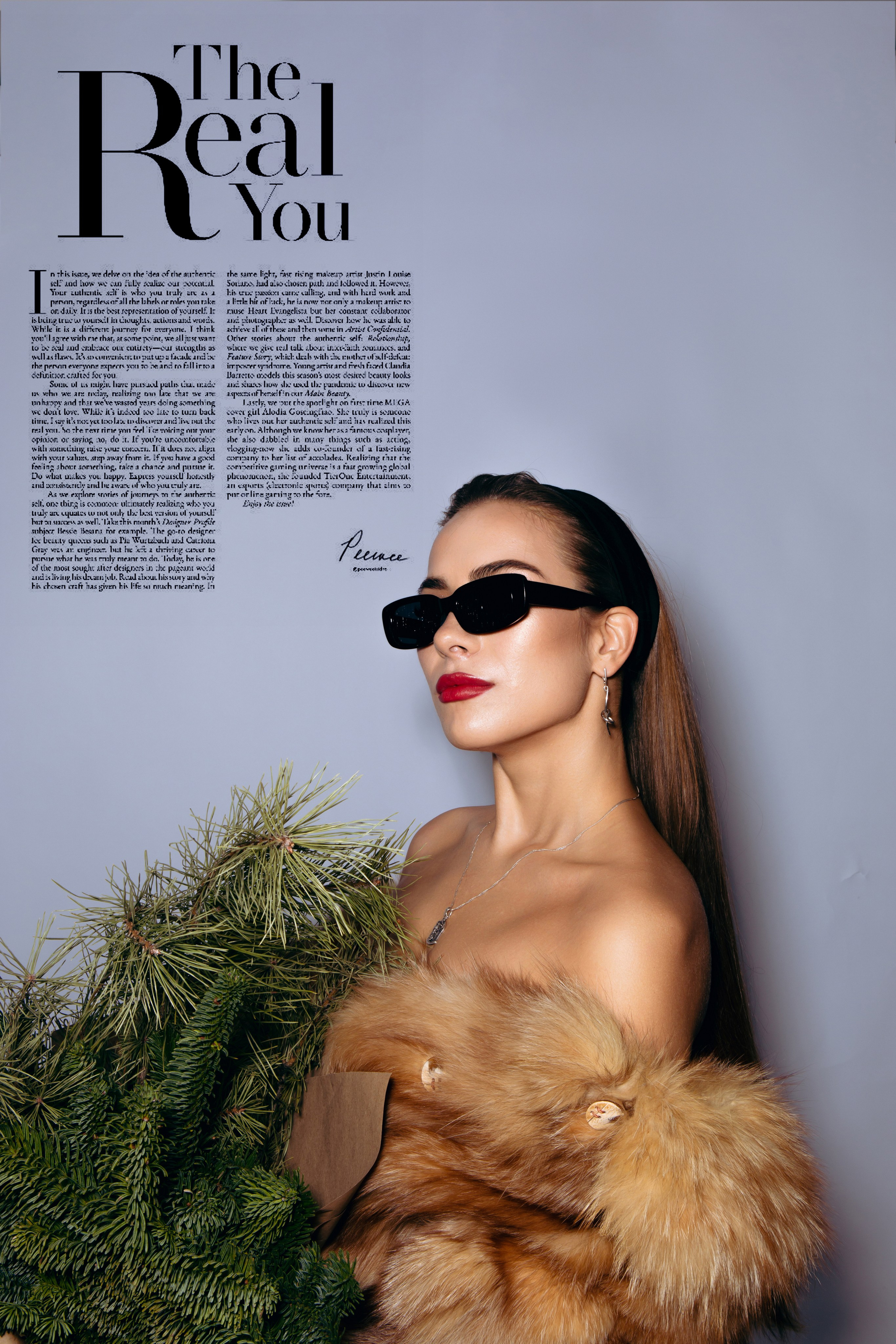 Новогодняя фотосессия в шубе. Портретный фотограф в Иванове Ольга Гуральник