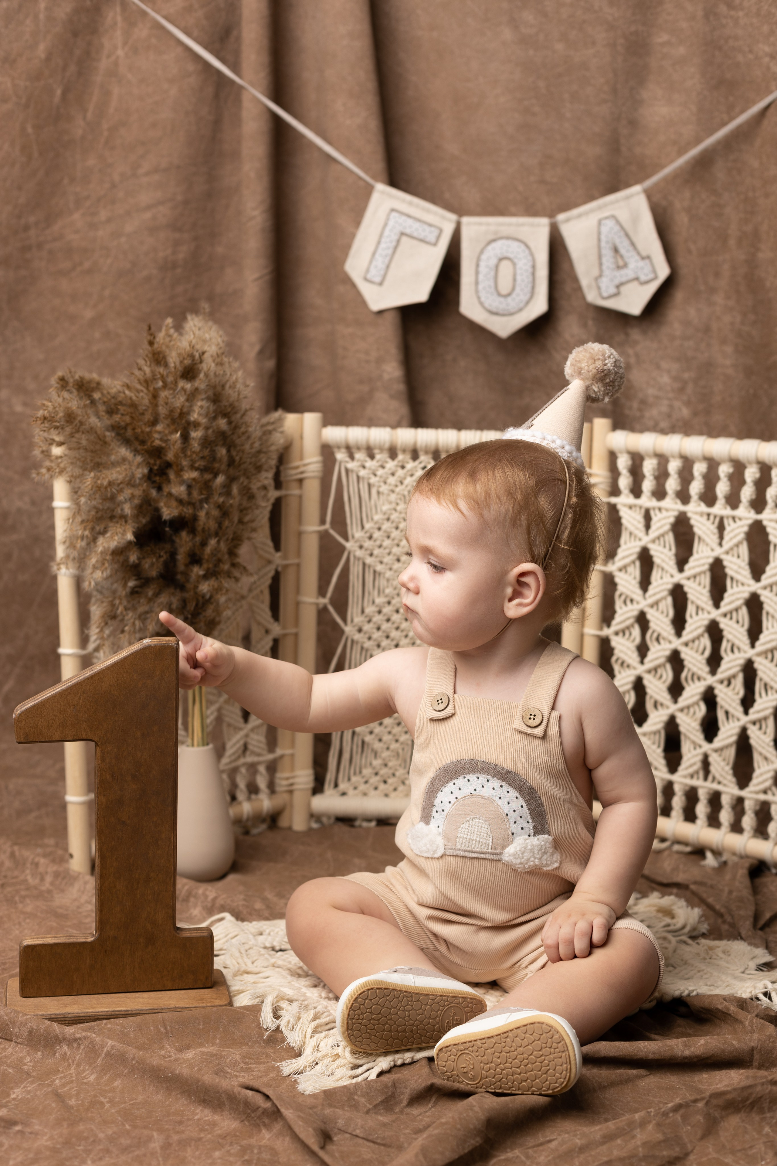 Фотосессия к первому дню рождения. Фотограф новорожденных, детский фотограф в г. Оренбурге Екатерина Козлова